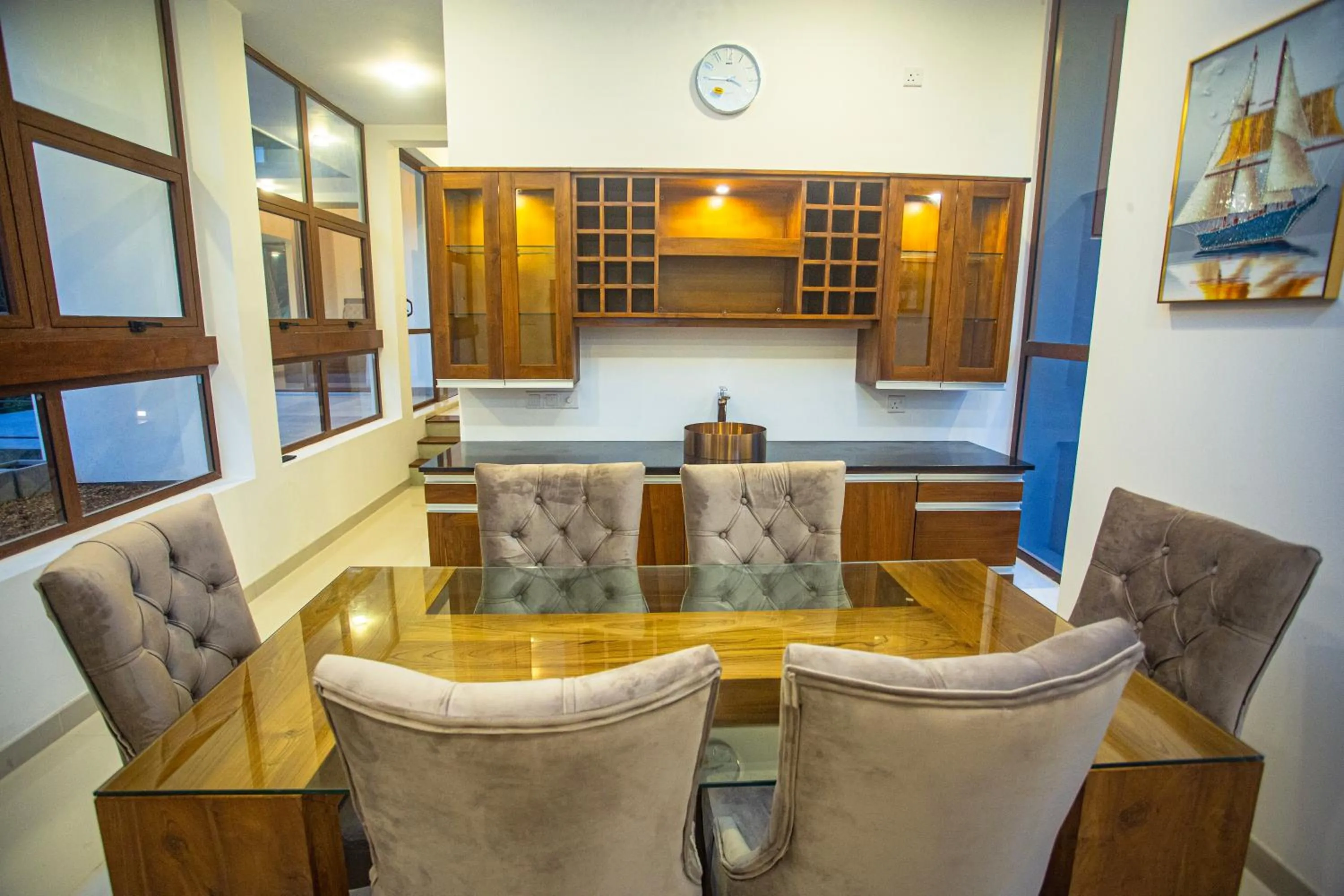 Living room in Villa Senaya