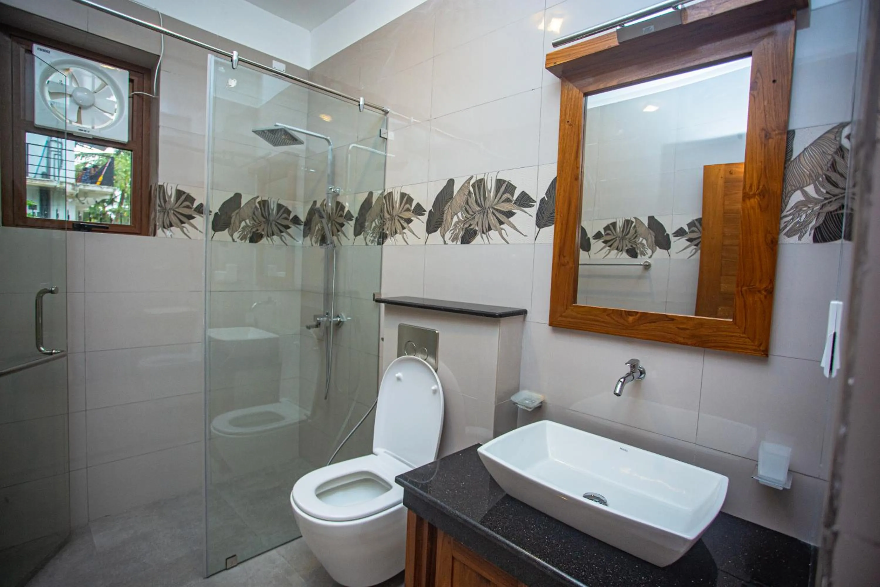 Shower in Villa Senaya