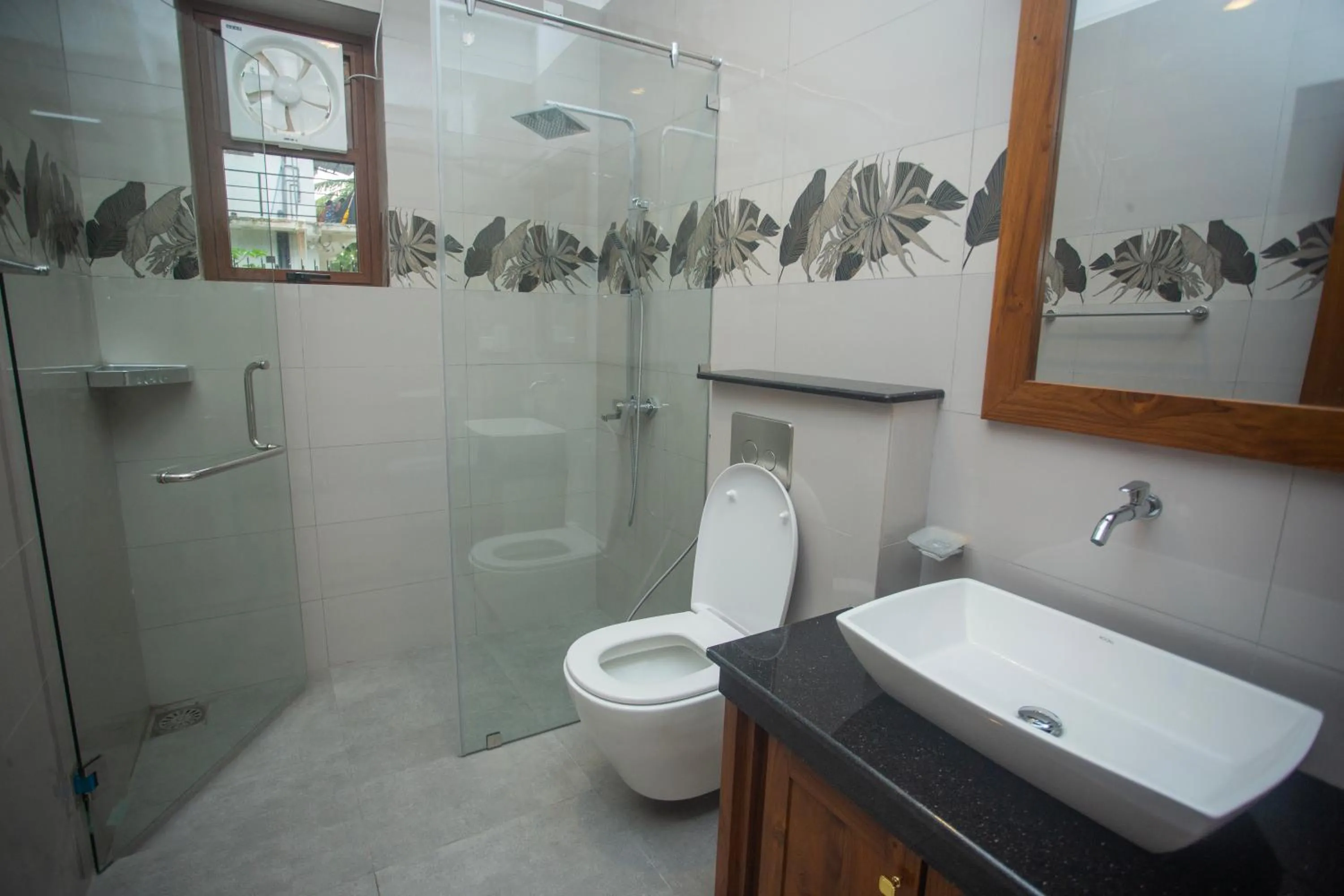 Shower in Villa Senaya