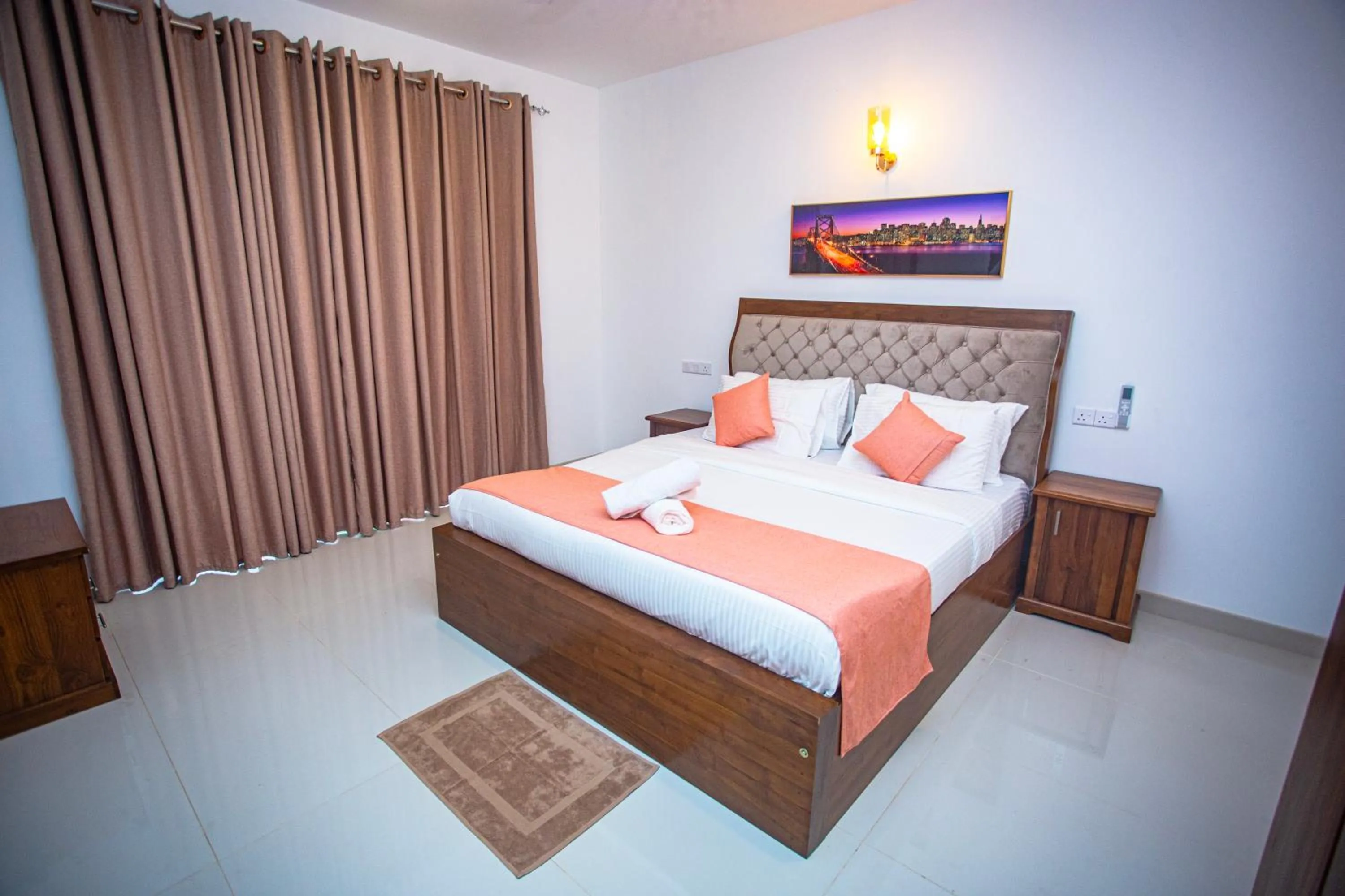 Bedroom, Bed in Villa Senaya