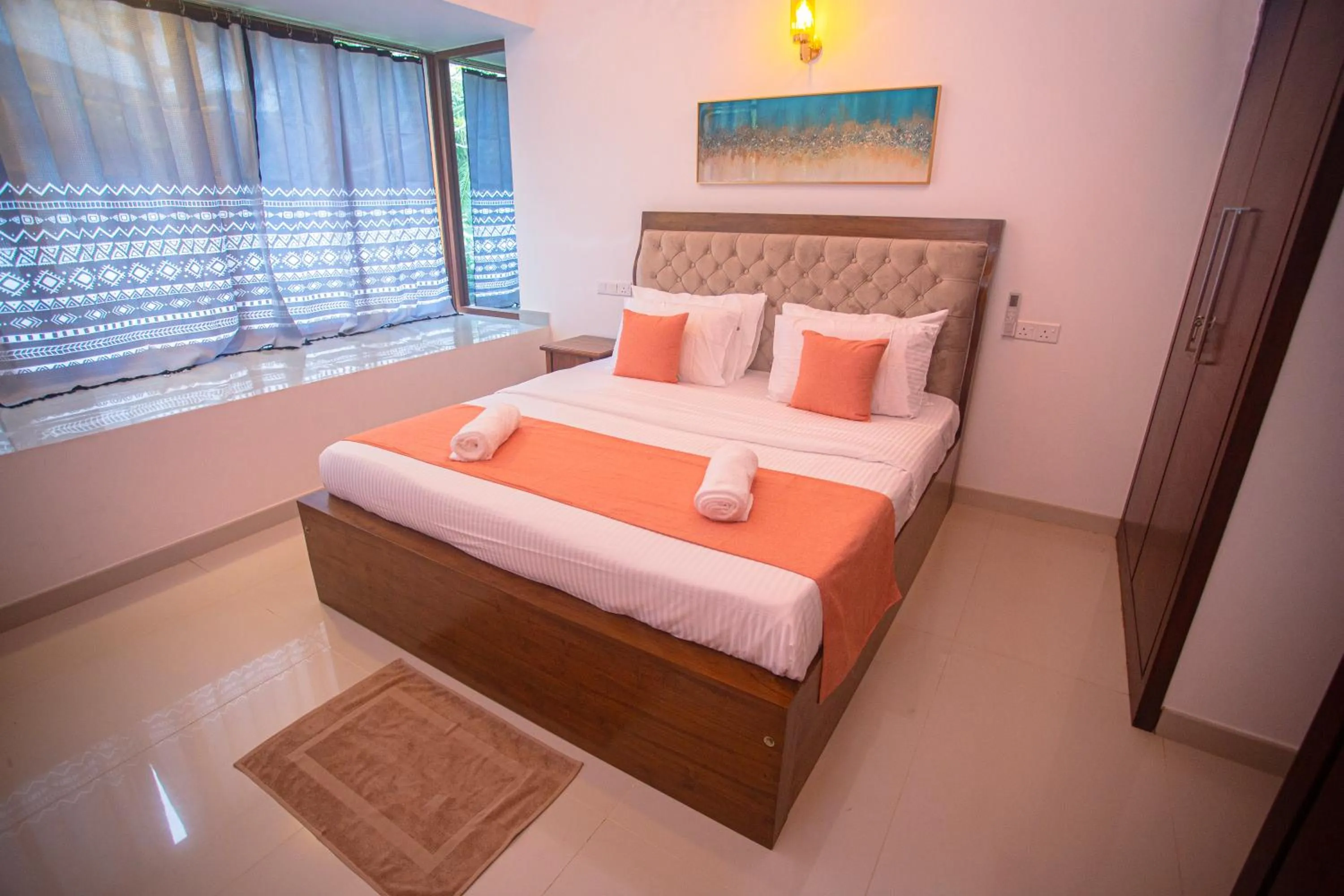 Bedroom, Bed in Villa Senaya