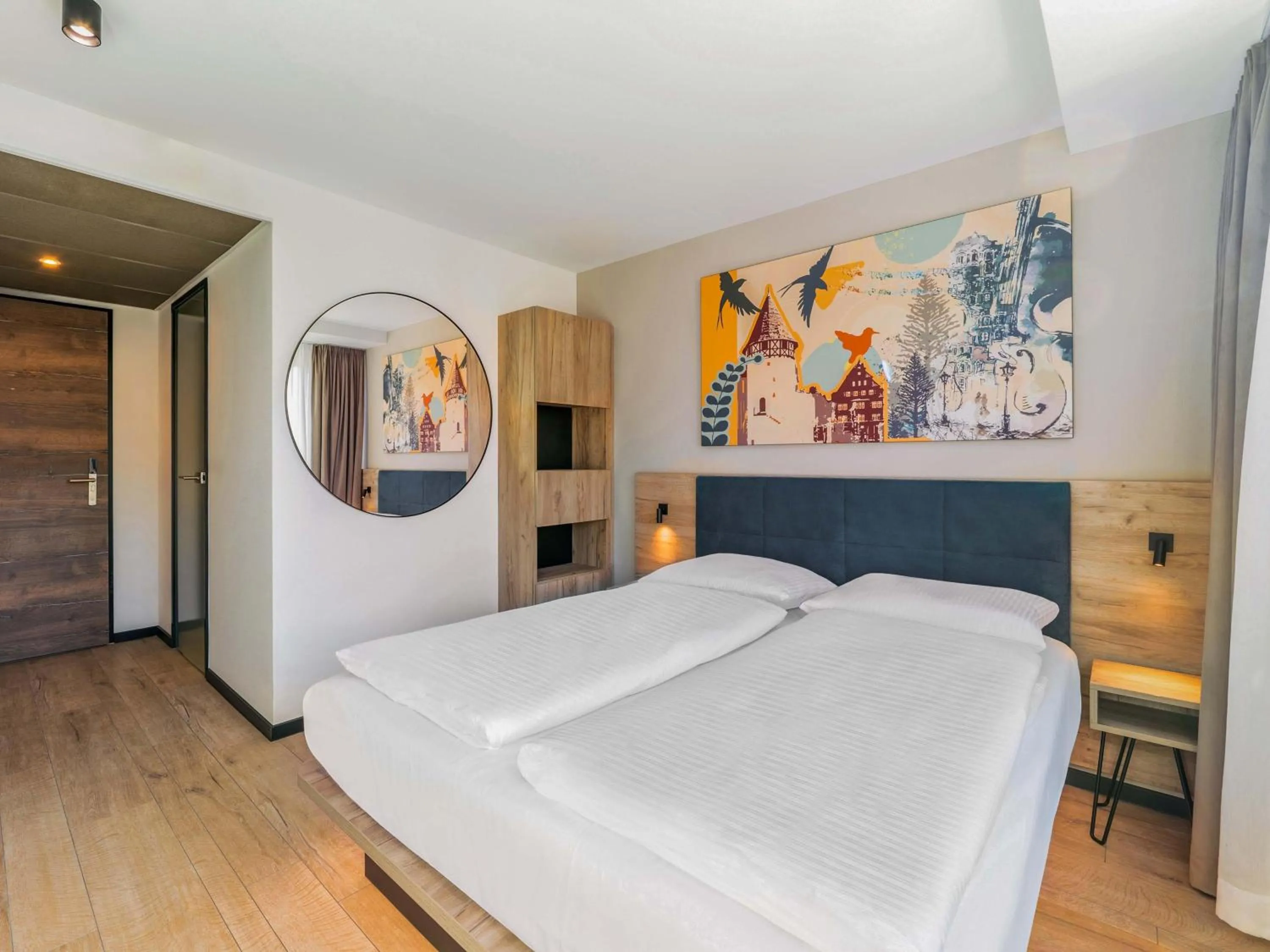 Photo of the whole room, Bed in B&B HOTEL Albstadt-Hbf