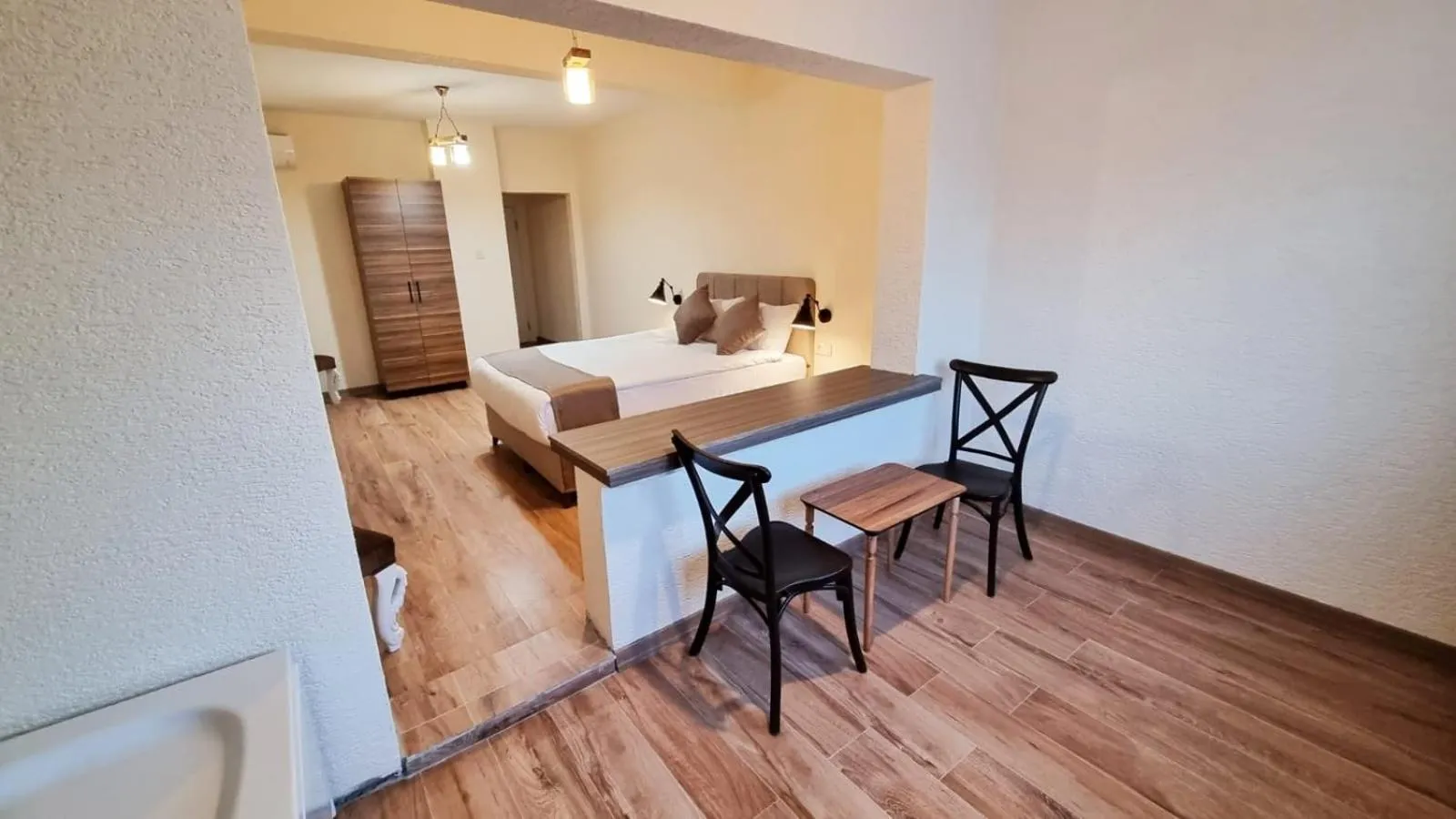 Bed in La Pearl Konaklama