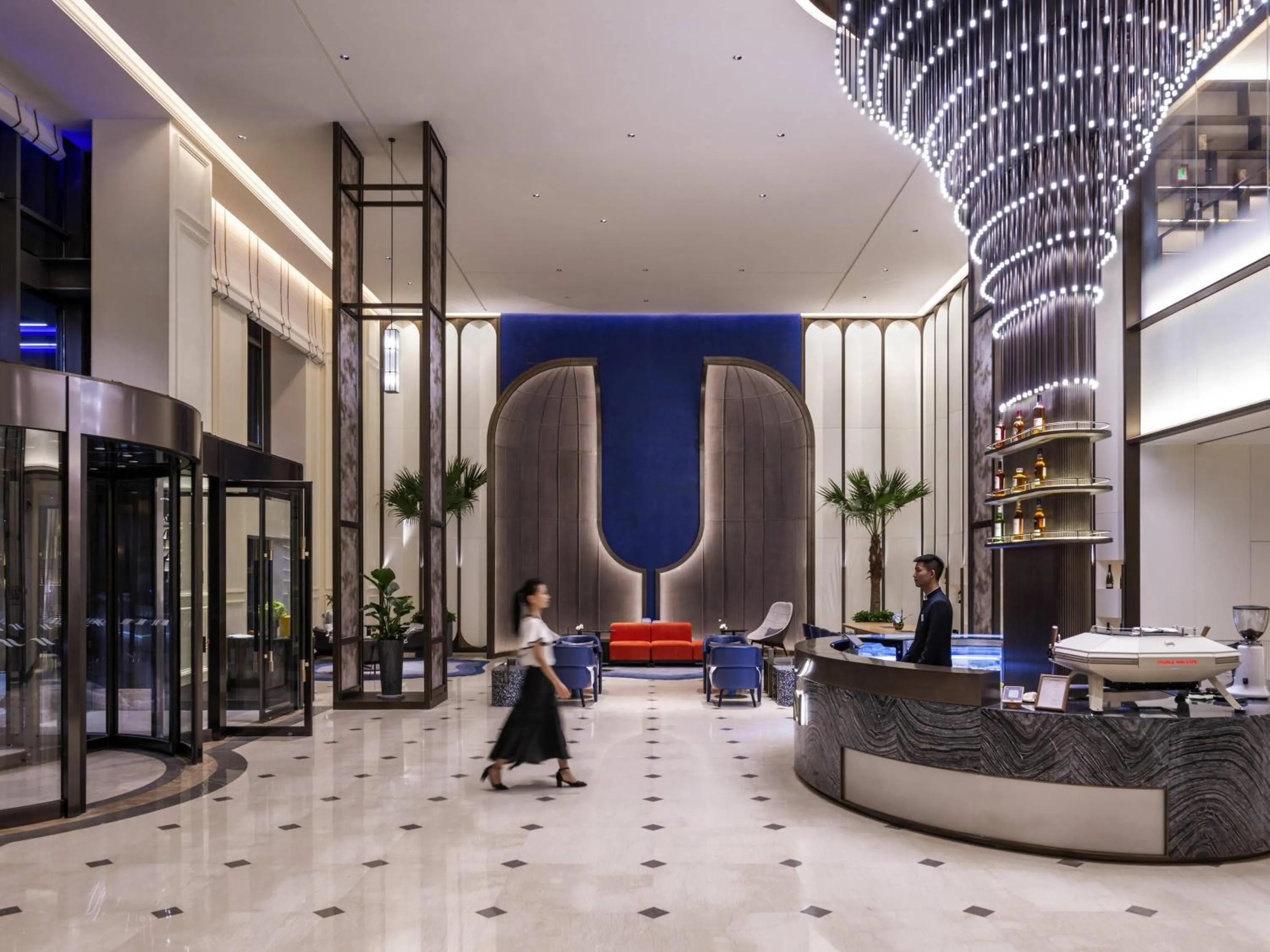 Lounge or bar in Novotel Shanghai JingAn