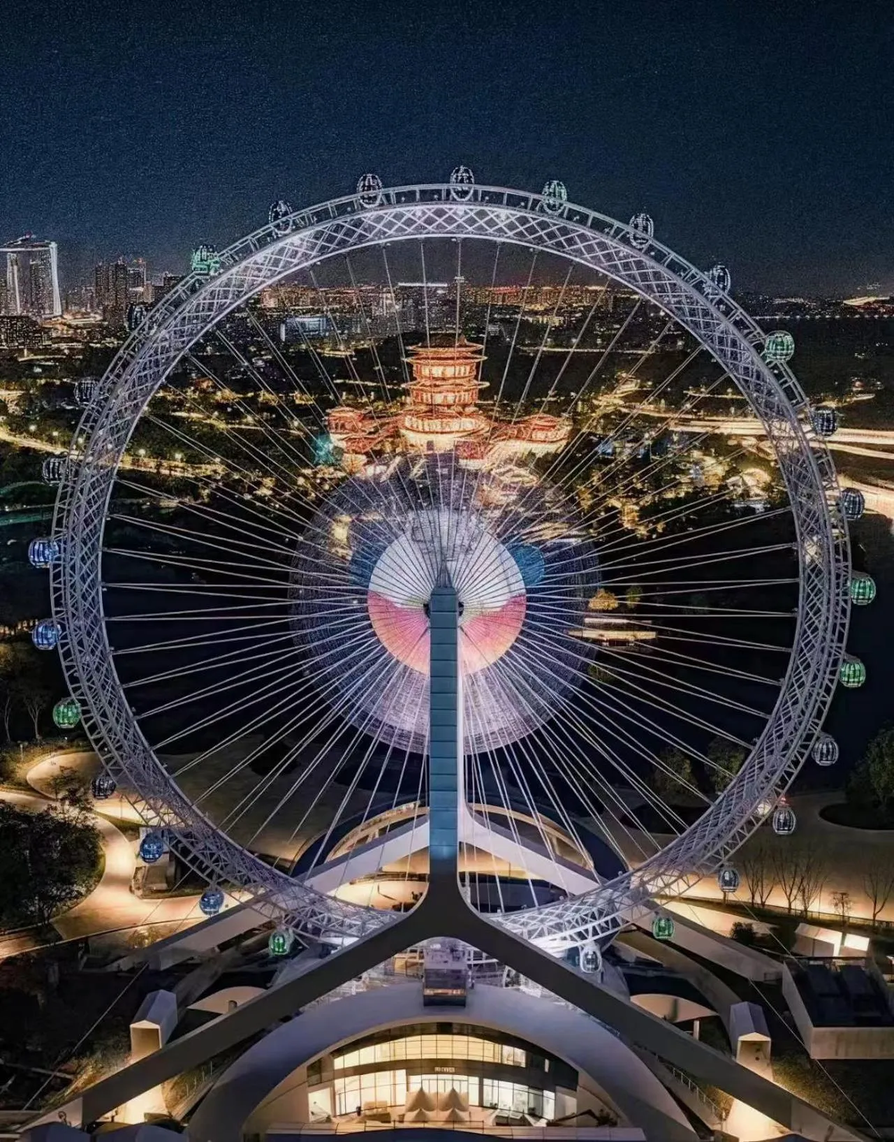 City view in Grand Mercure Chengdu East