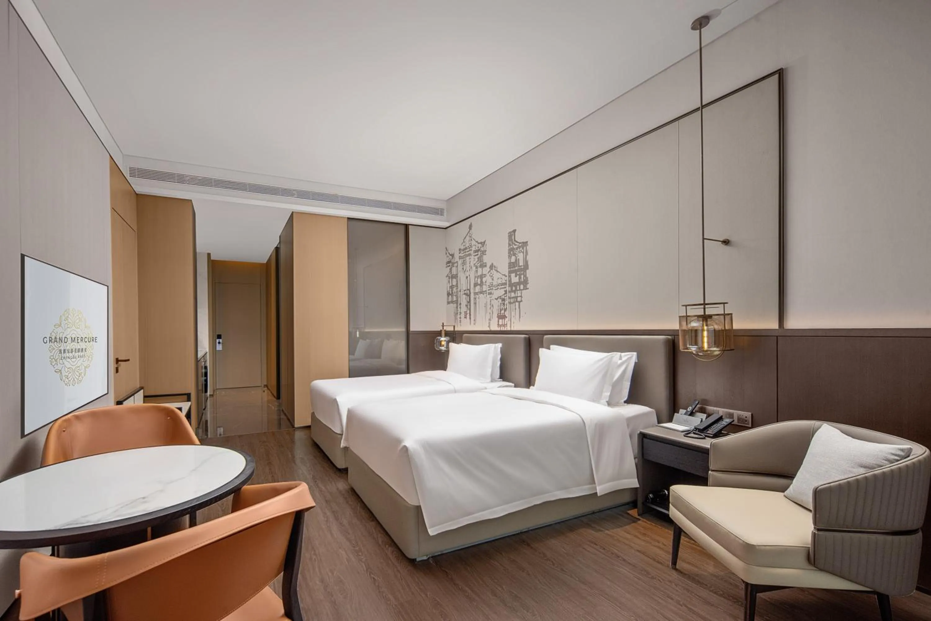 Bedroom, Bed in Grand Mercure Chengdu East