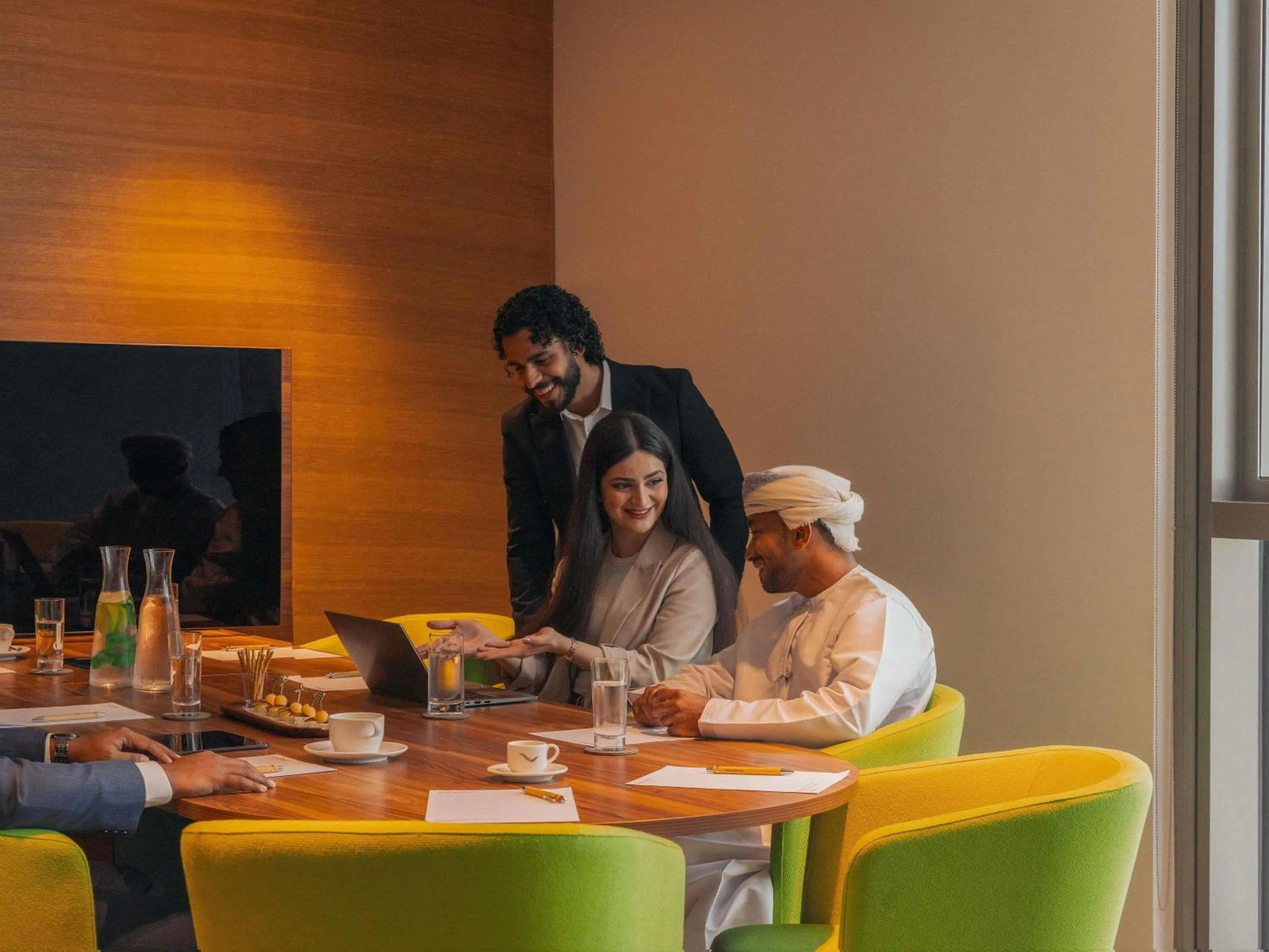 Meeting/conference room in Mövenpick Hotel & Apartments Ghala Muscat