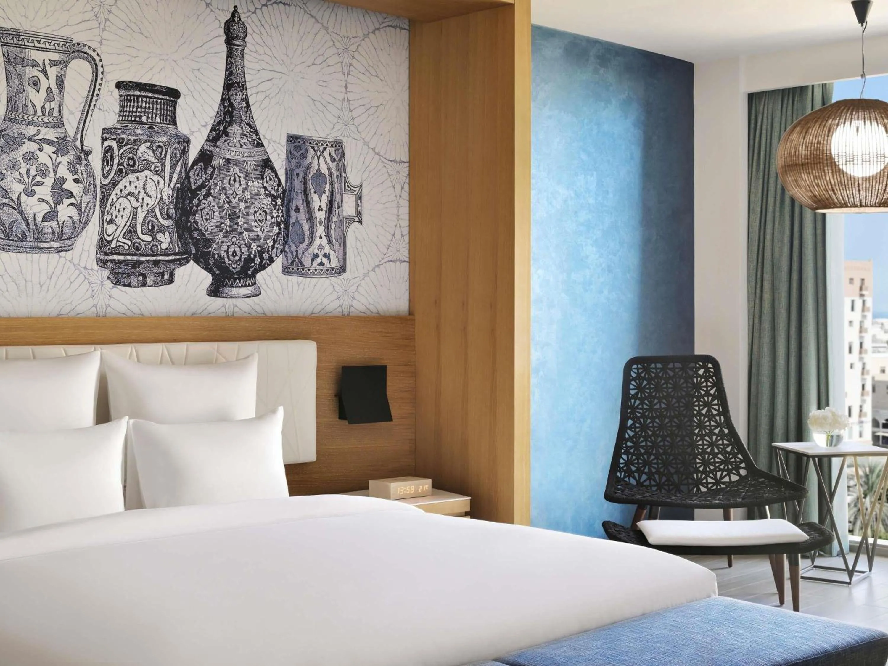 Bedroom, Bed in Mövenpick Hotel & Apartments Ghala Muscat