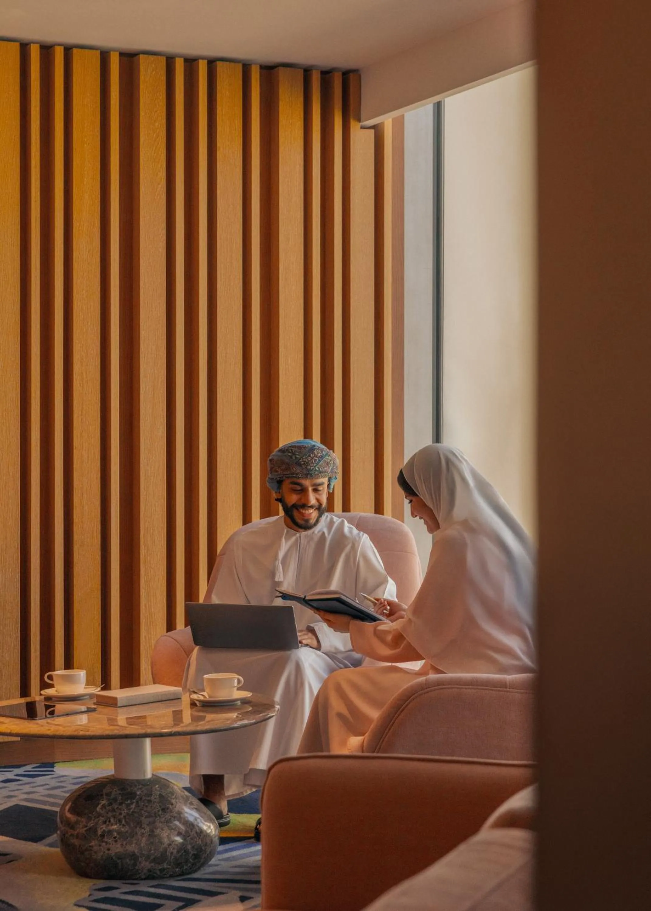 Lounge or bar in Mövenpick Hotel & Apartments Ghala Muscat