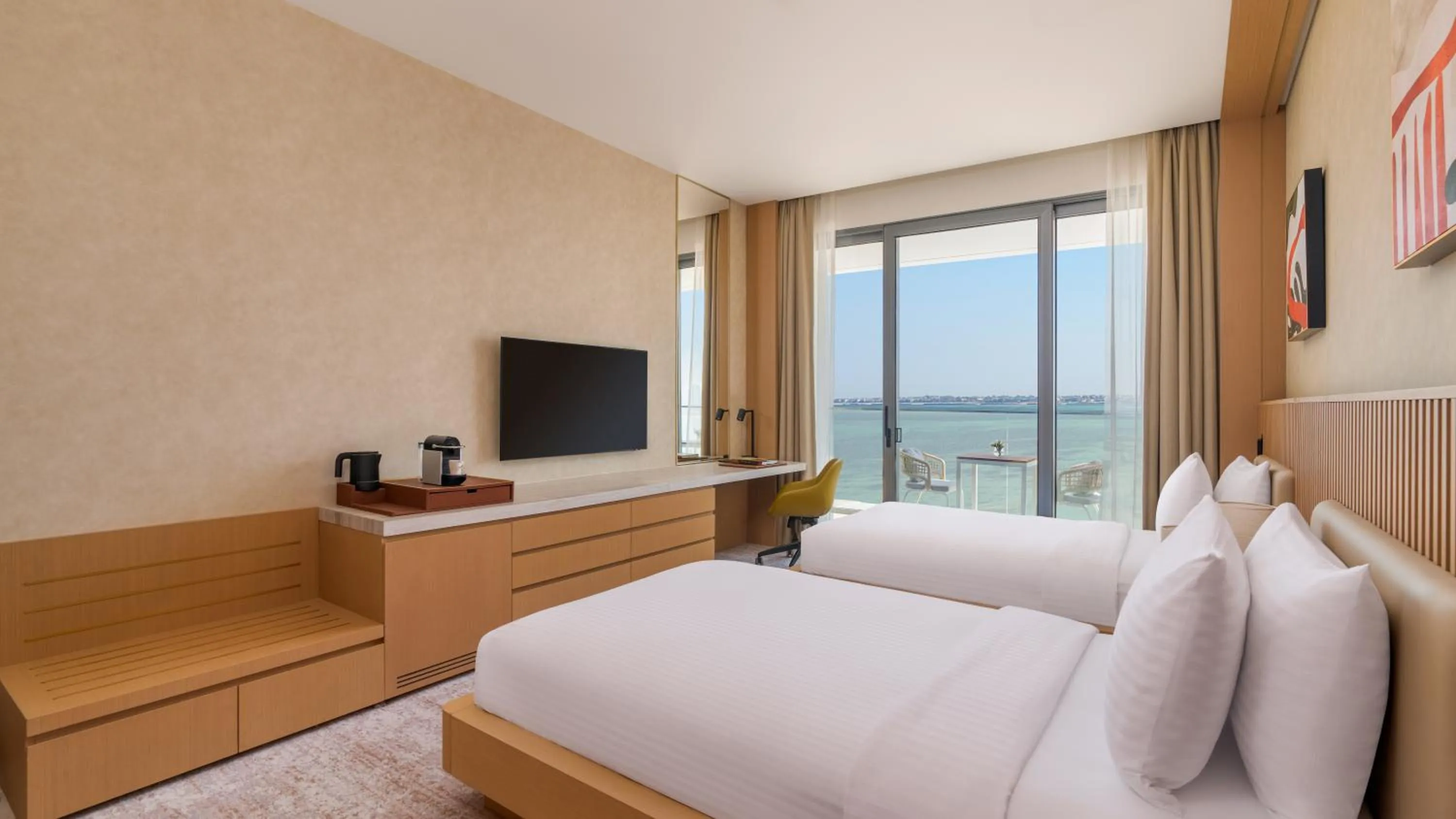 Sea view, Bed in Rixos Premium Qetaifan Island North