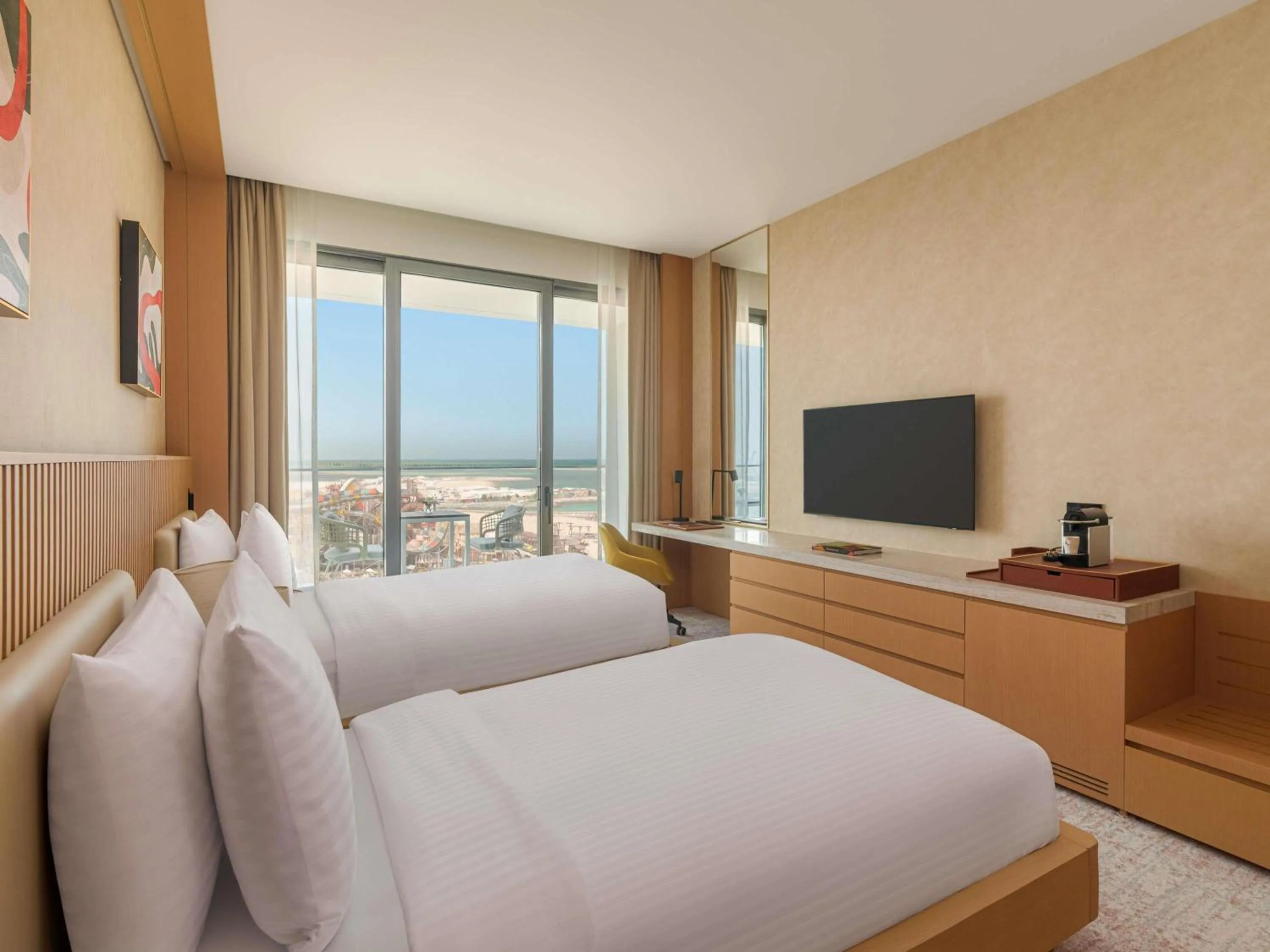 Bedroom, Bed in Rixos Premium Qetaifan Island North