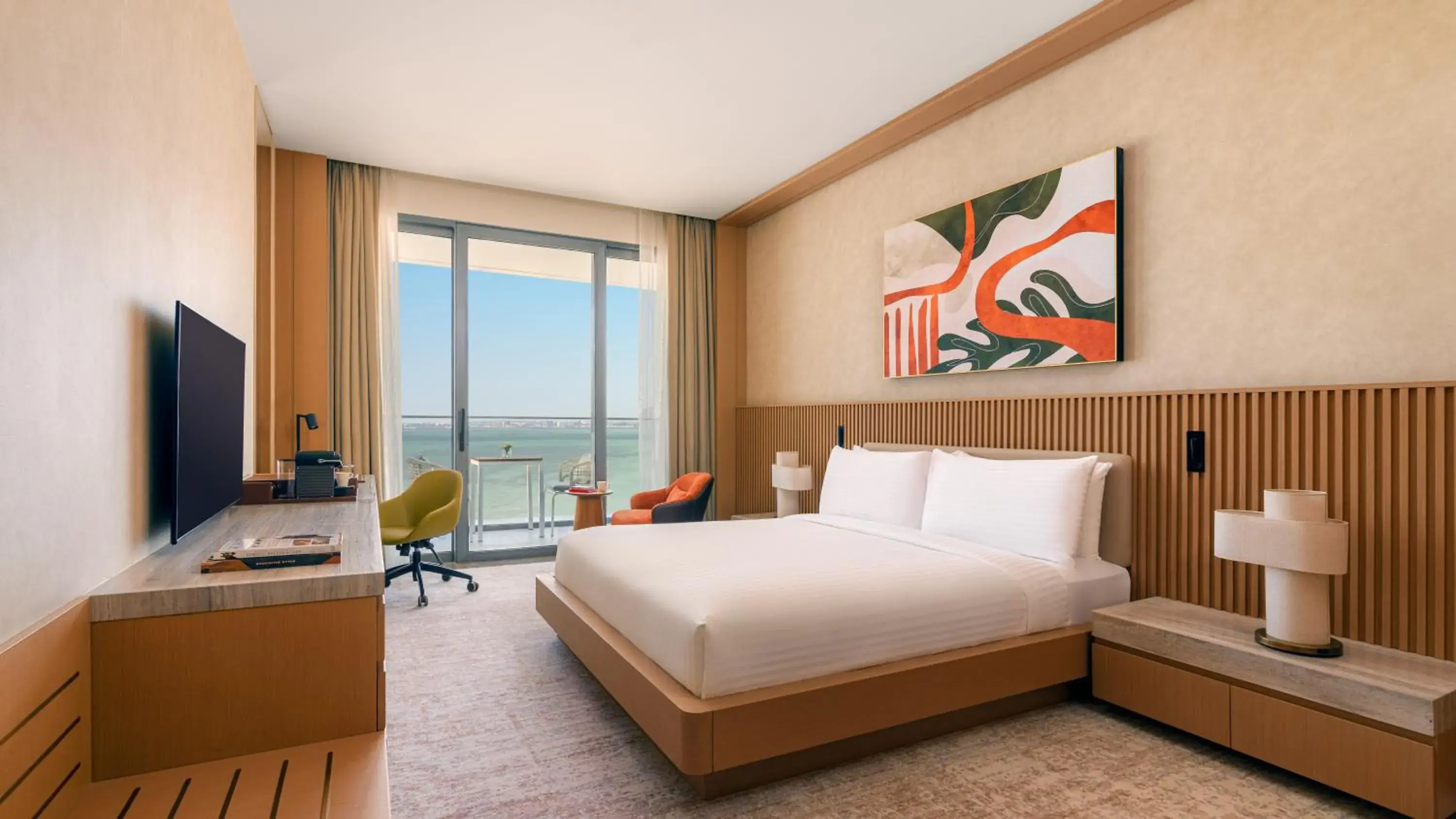 Deluxe King Sea View with Meryal Waterpark Access - single occupancy in Rixos Premium Qetaifan Island North Deluxe King Sea View with Meryal Waterpark Access - single occupancy in Rixos Premium Qetaifan Island North