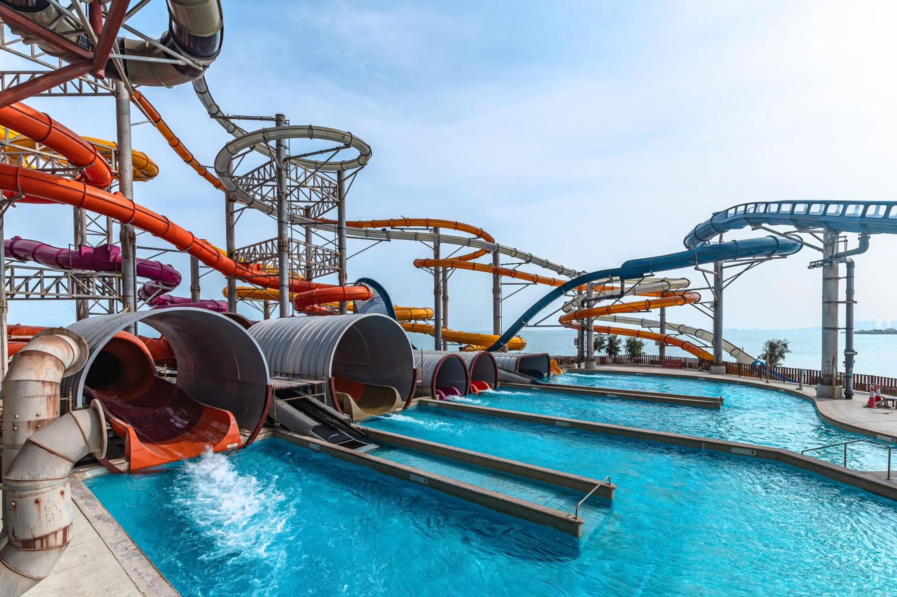 Aqua park in Rixos Premium Qetaifan Island North