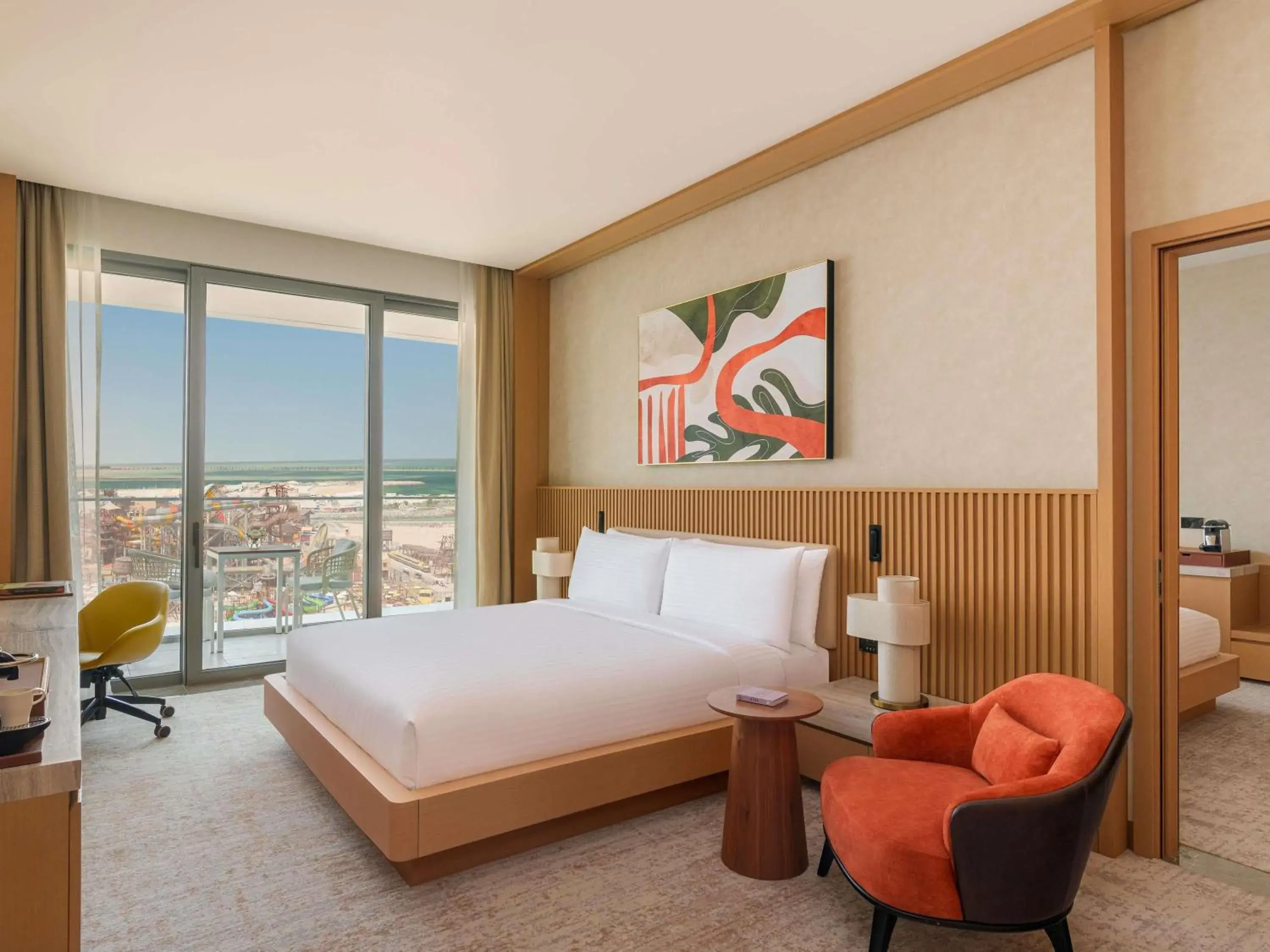 Two Bedroom Family Room Waterpark View with Meryal Waterpark Access - single occupancy in Rixos Premium Qetaifan Island North Two Bedroom Family Room Waterpark View with Meryal Waterpark Access - single occupancy in Rixos Premium Qetaifan Island North