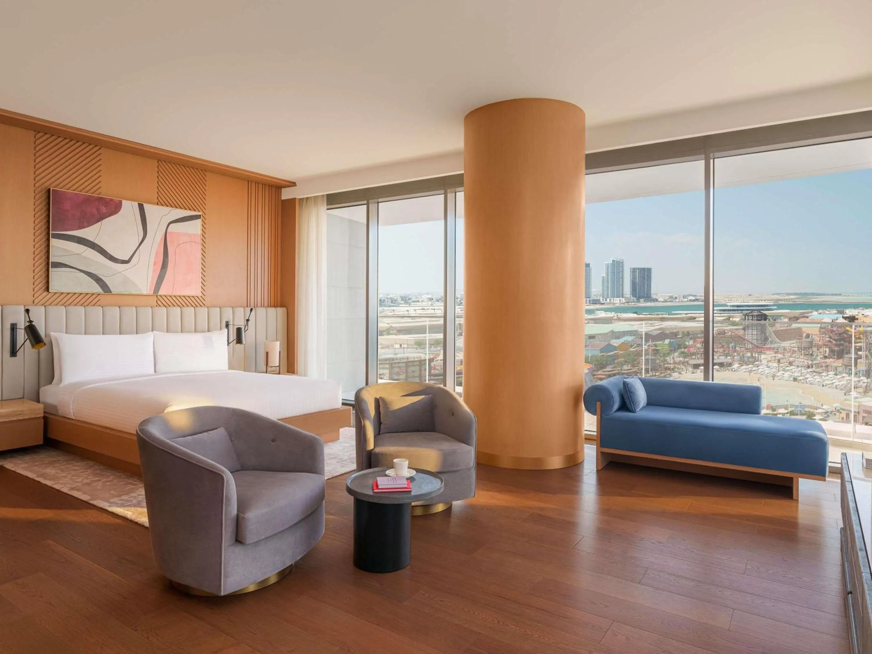 Bedroom, Bed in Rixos Premium Qetaifan Island North