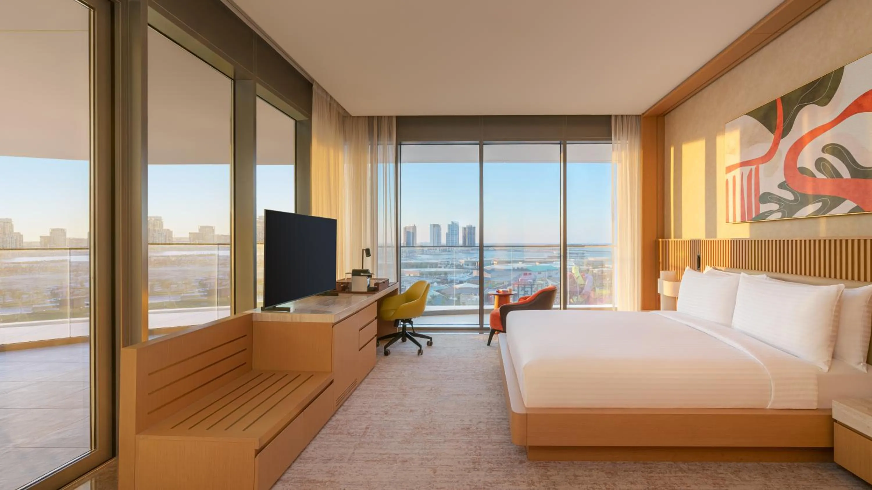 Bed in Rixos Premium Qetaifan Island North