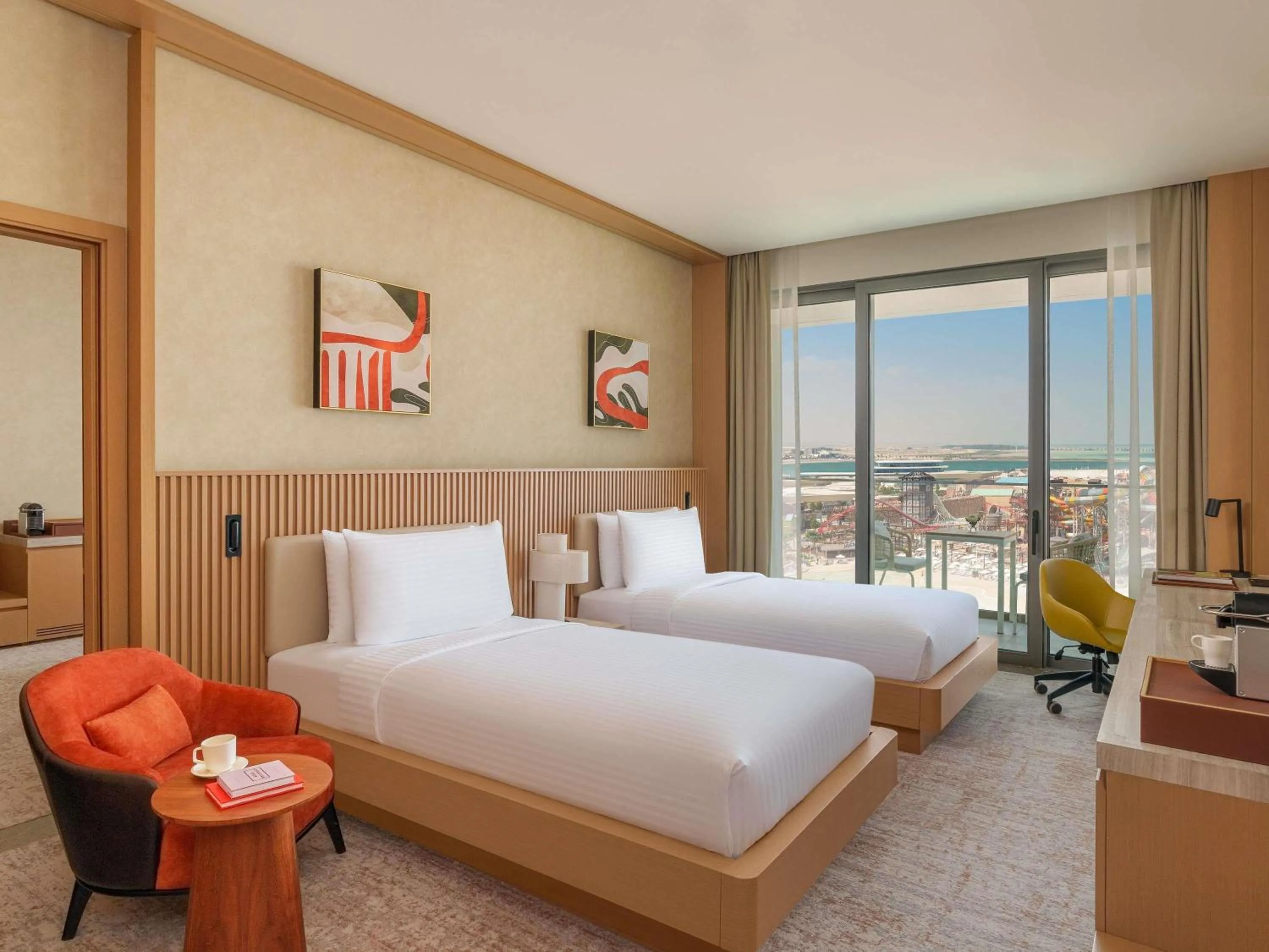 Bedroom, Bed in Rixos Premium Qetaifan Island North