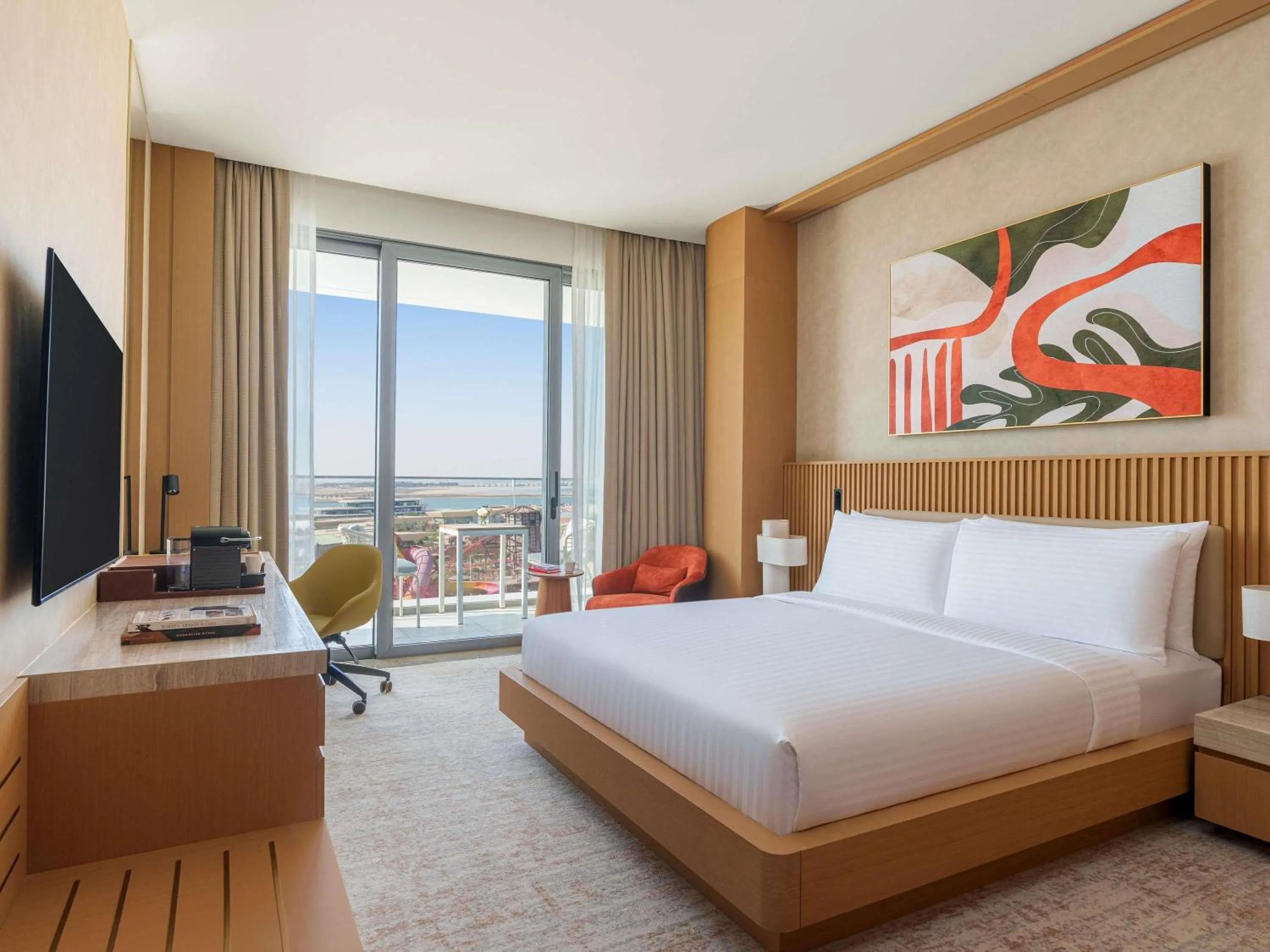Bedroom, Bed in Rixos Premium Qetaifan Island North
