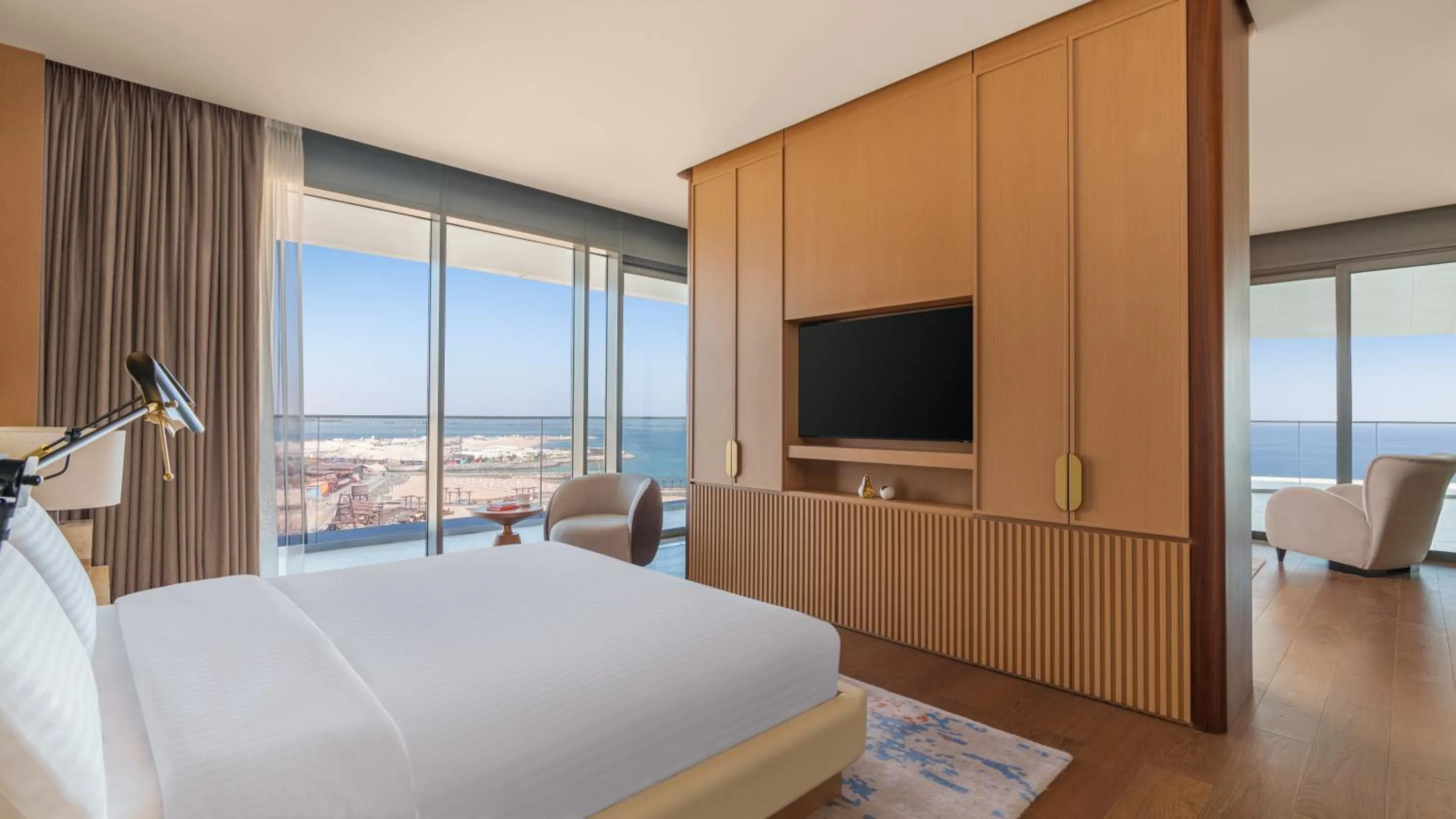 Bed in Rixos Premium Qetaifan Island North