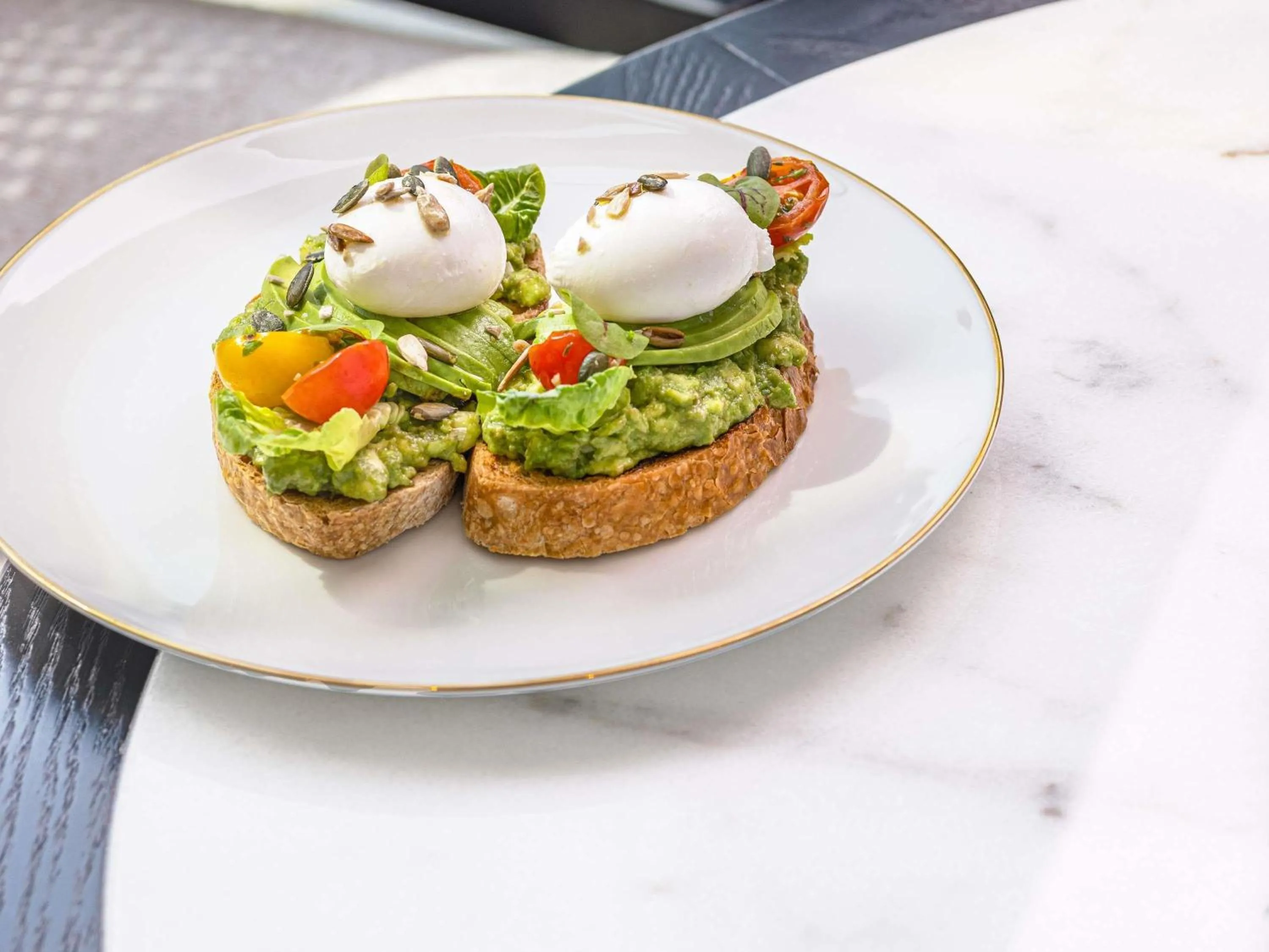 Breakfast in Sofitel Al Hamra Beach Resort