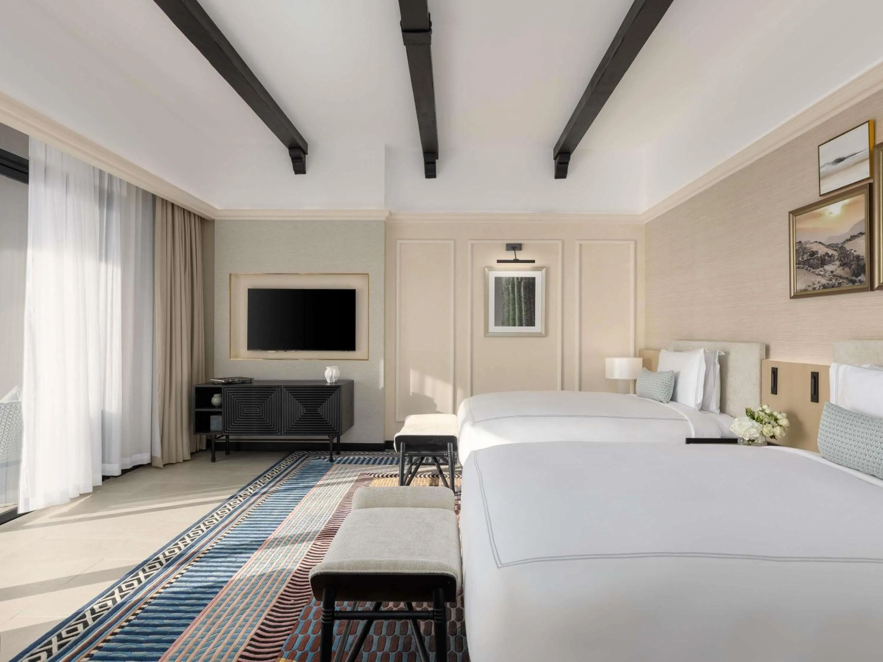 Bedroom, Bed in Sofitel Al Hamra Beach Resort