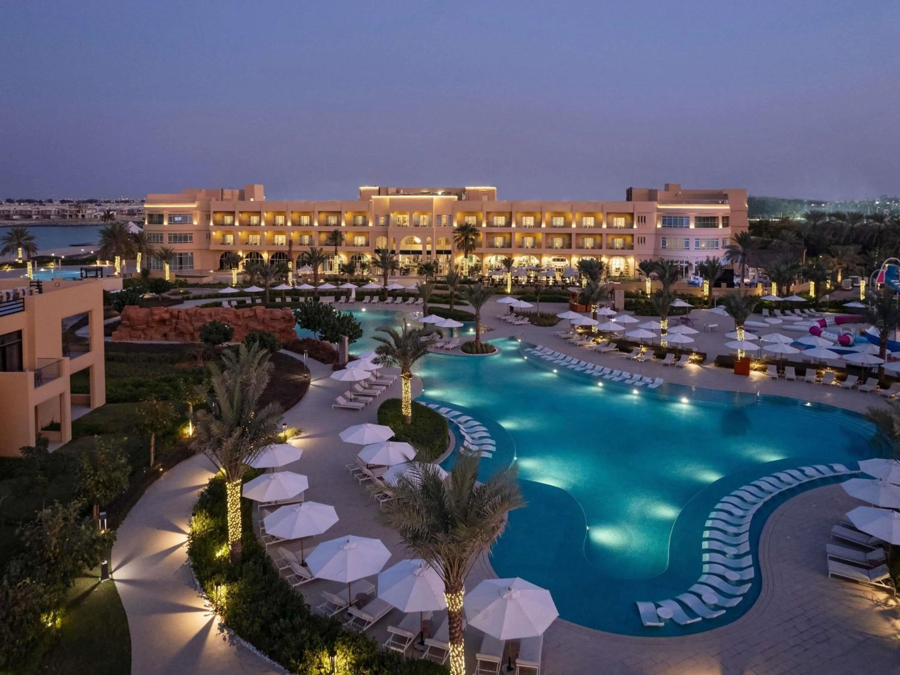 Pool view in Sofitel Al Hamra Beach Resort