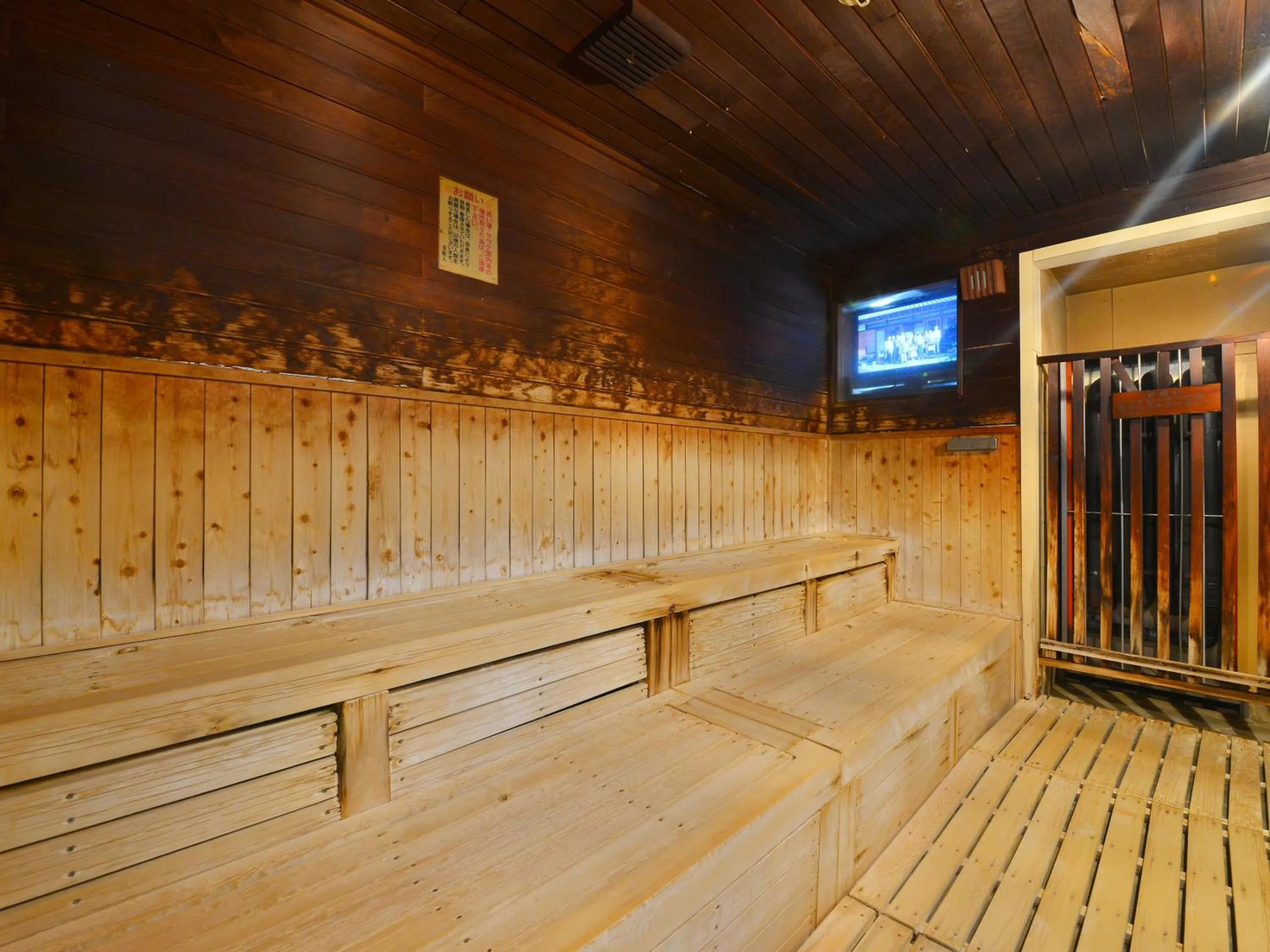 Sauna in HigashimaeOnsen Shinwanoyu Hotel Akitaya