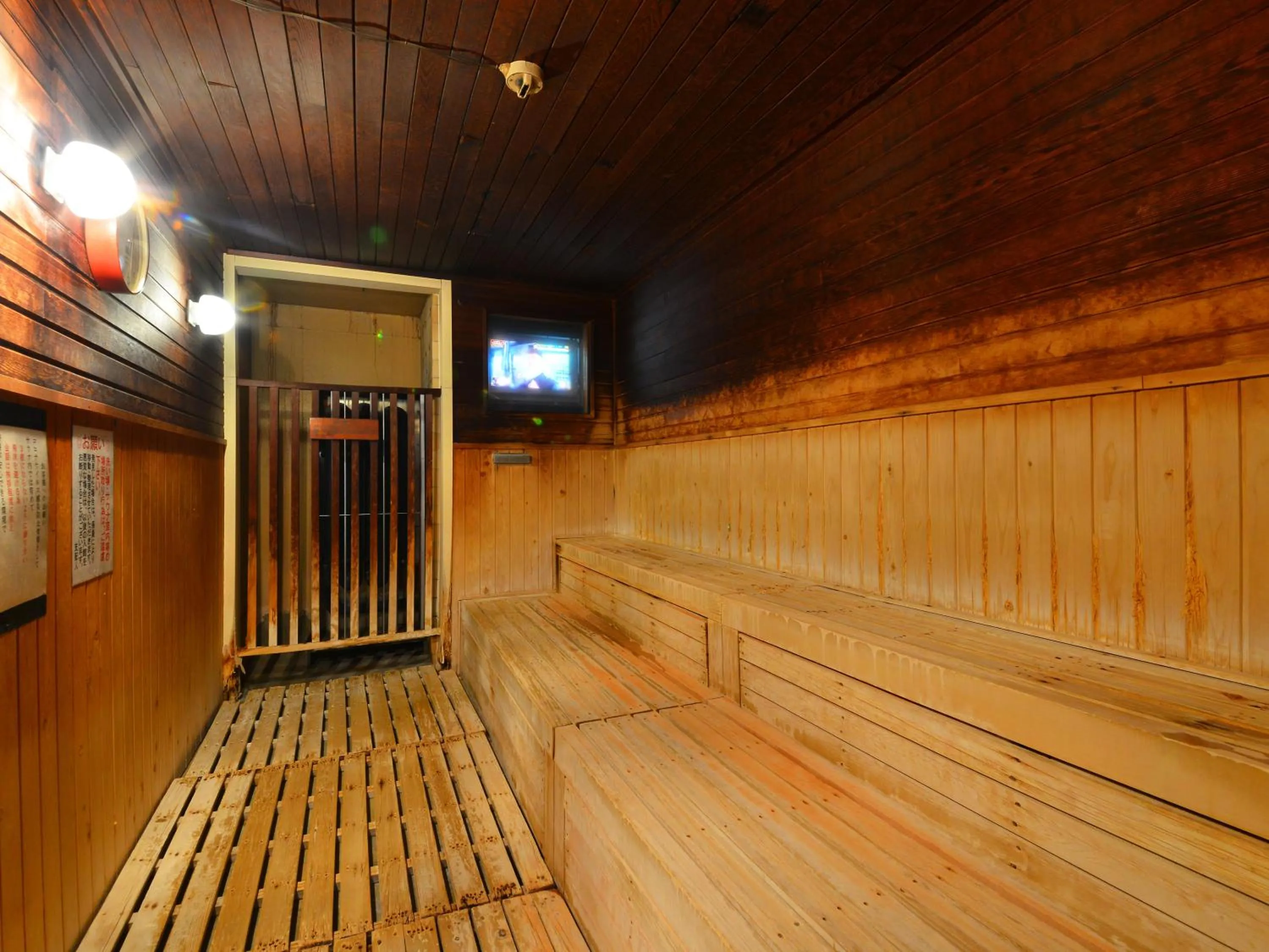 Sauna in HigashimaeOnsen Shinwanoyu Hotel Akitaya