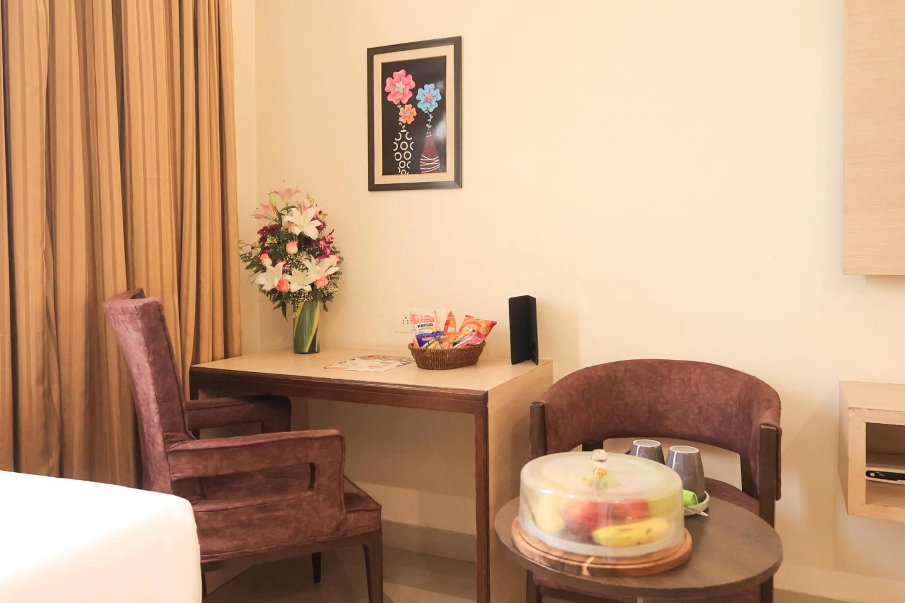 Seating area in Ecko Lite MARS Hotel, Amritsar