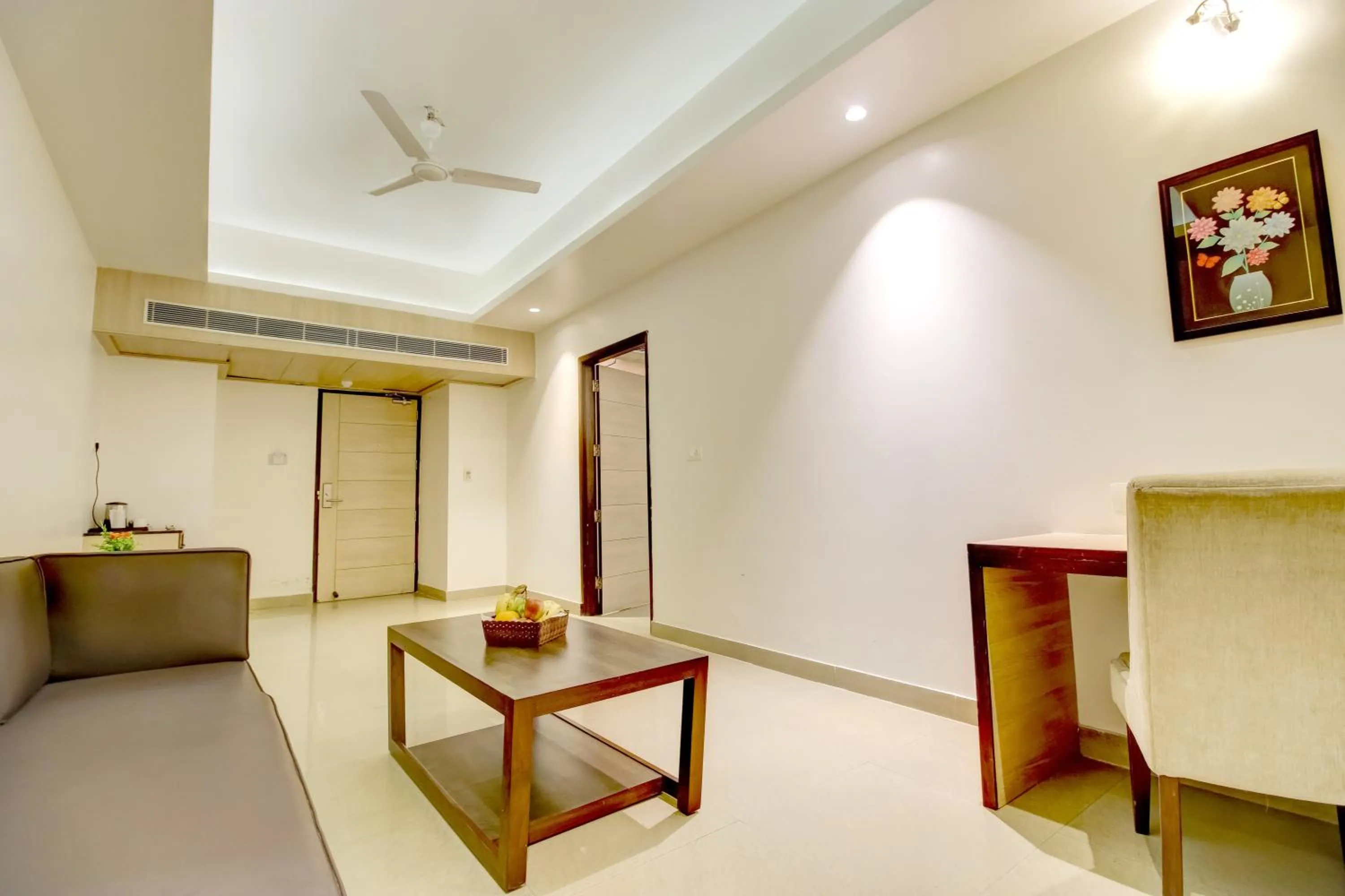 Living room, Seating Area in Cozzet Stay Amritsar