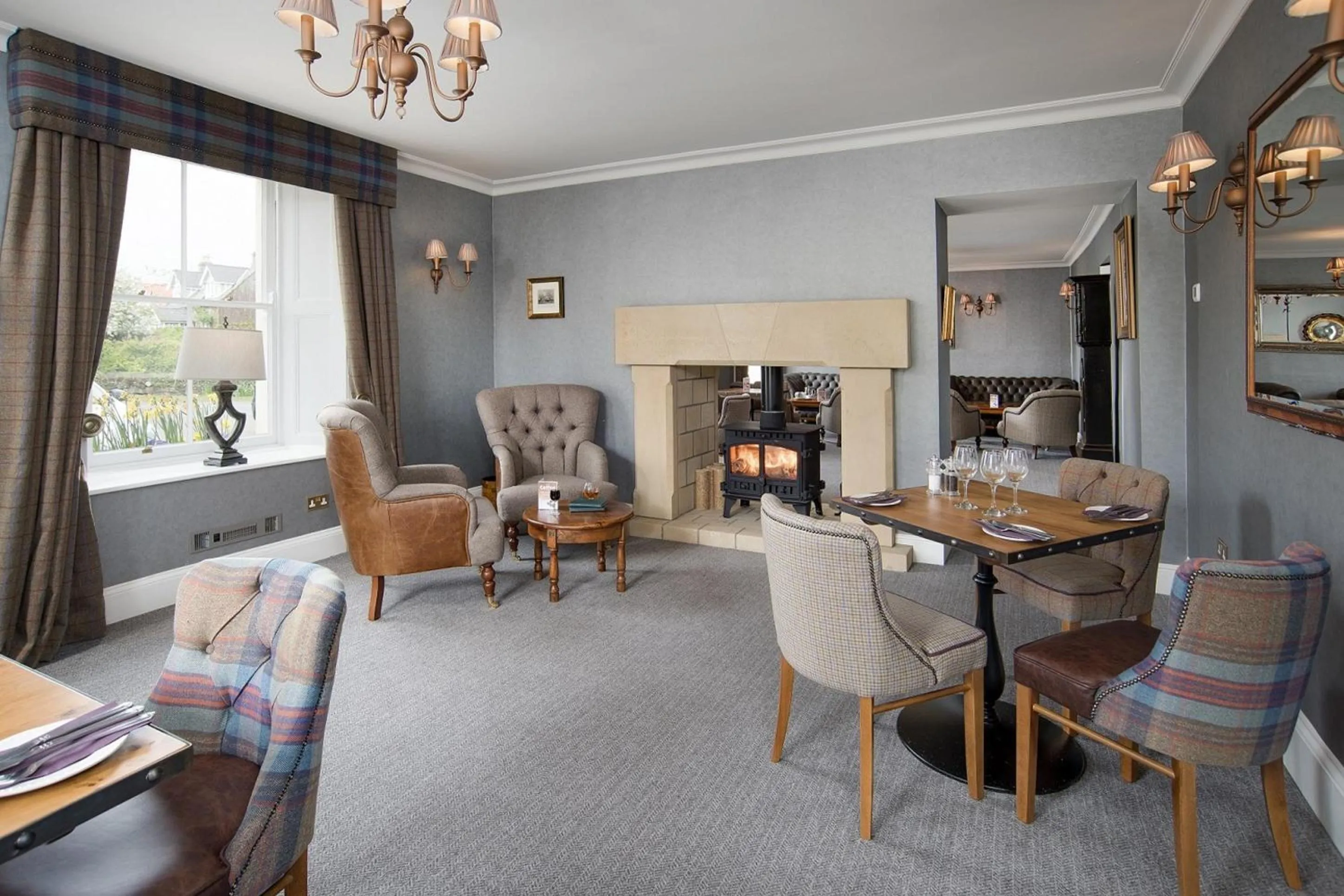Lounge or bar in The Dunstanburgh Castle Hotel