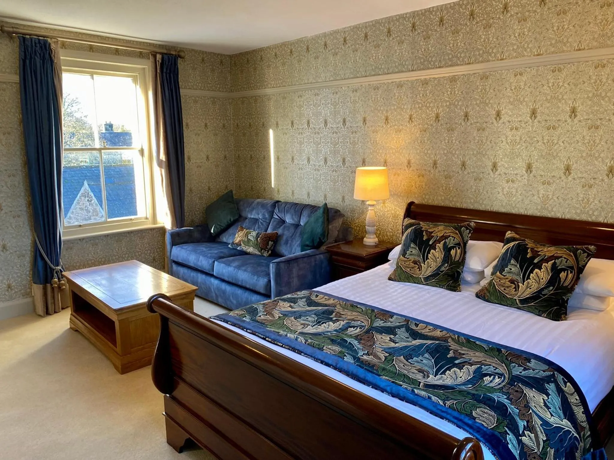 Bedroom, Bed in The Dunstanburgh Castle Hotel