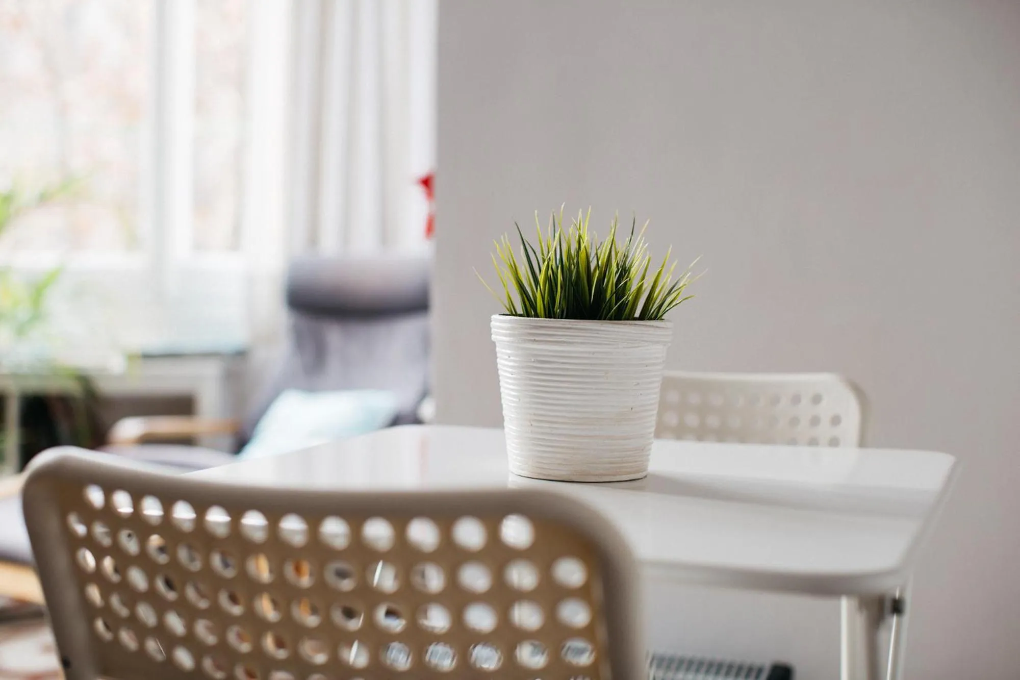 Living room in Hostal Eixample