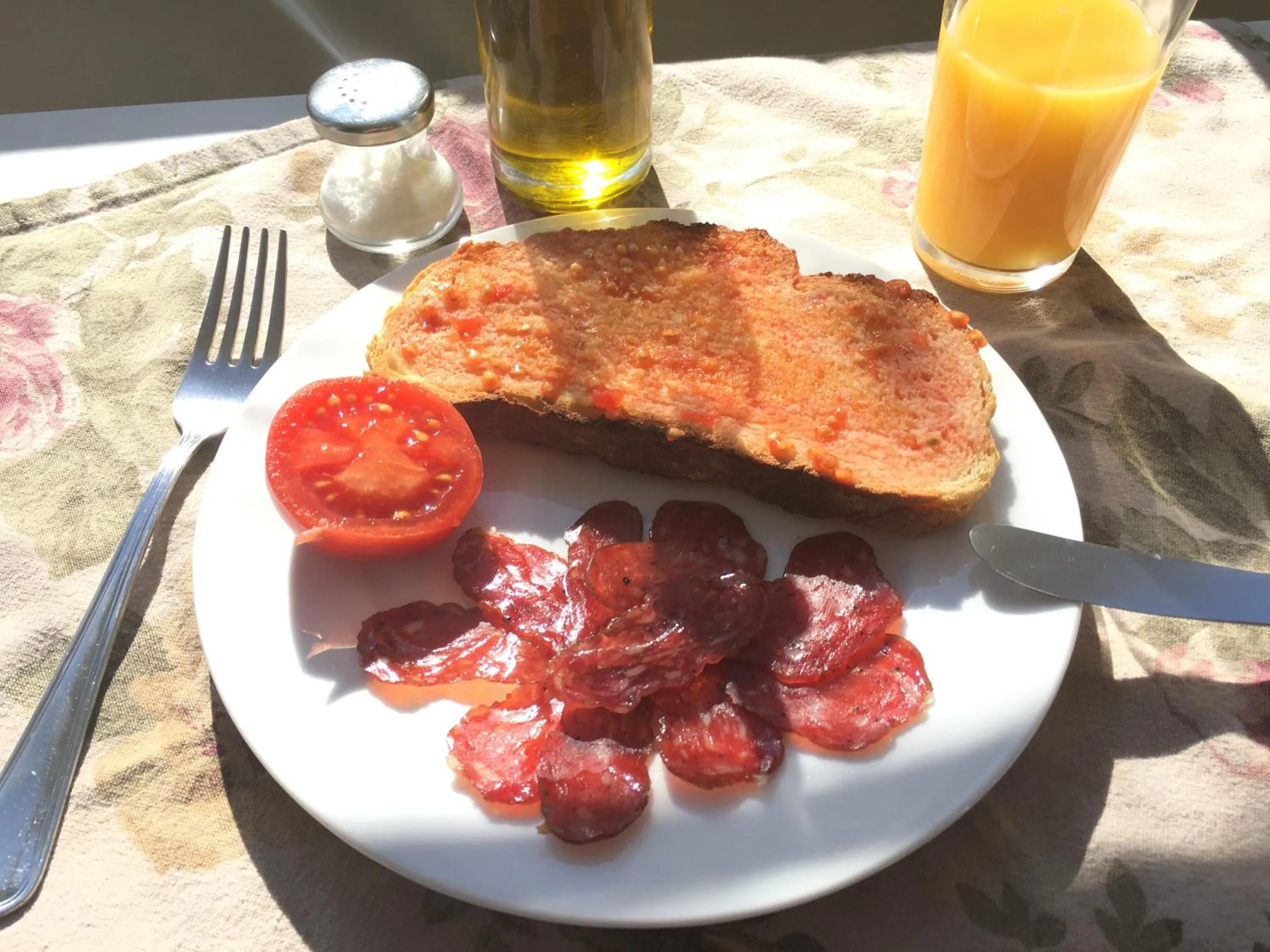 Food and drinks in Hostal Eixample