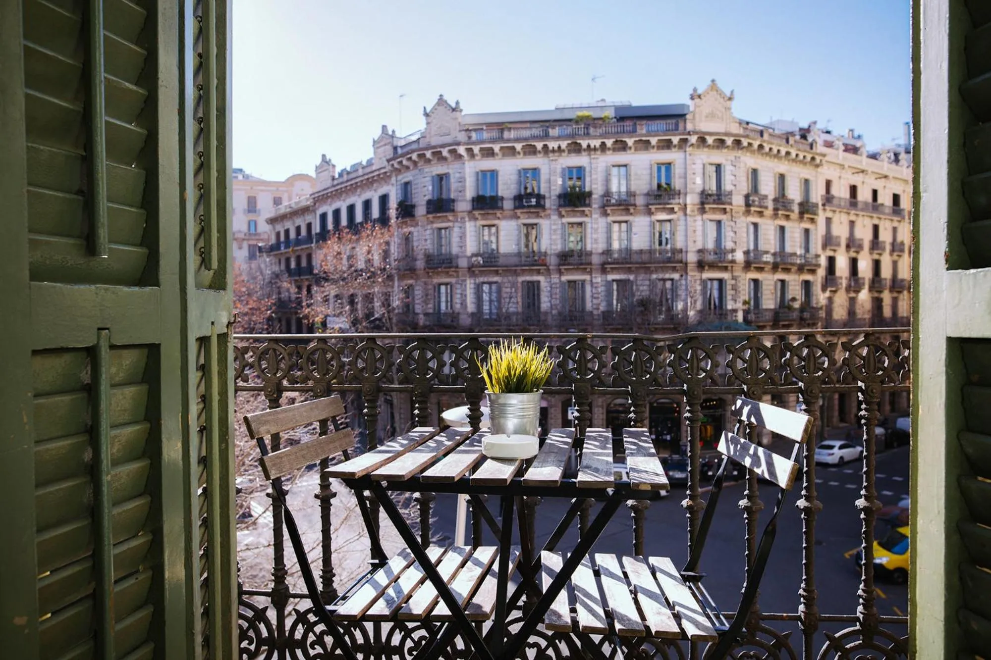 View (from property/room) in Hostal Eixample