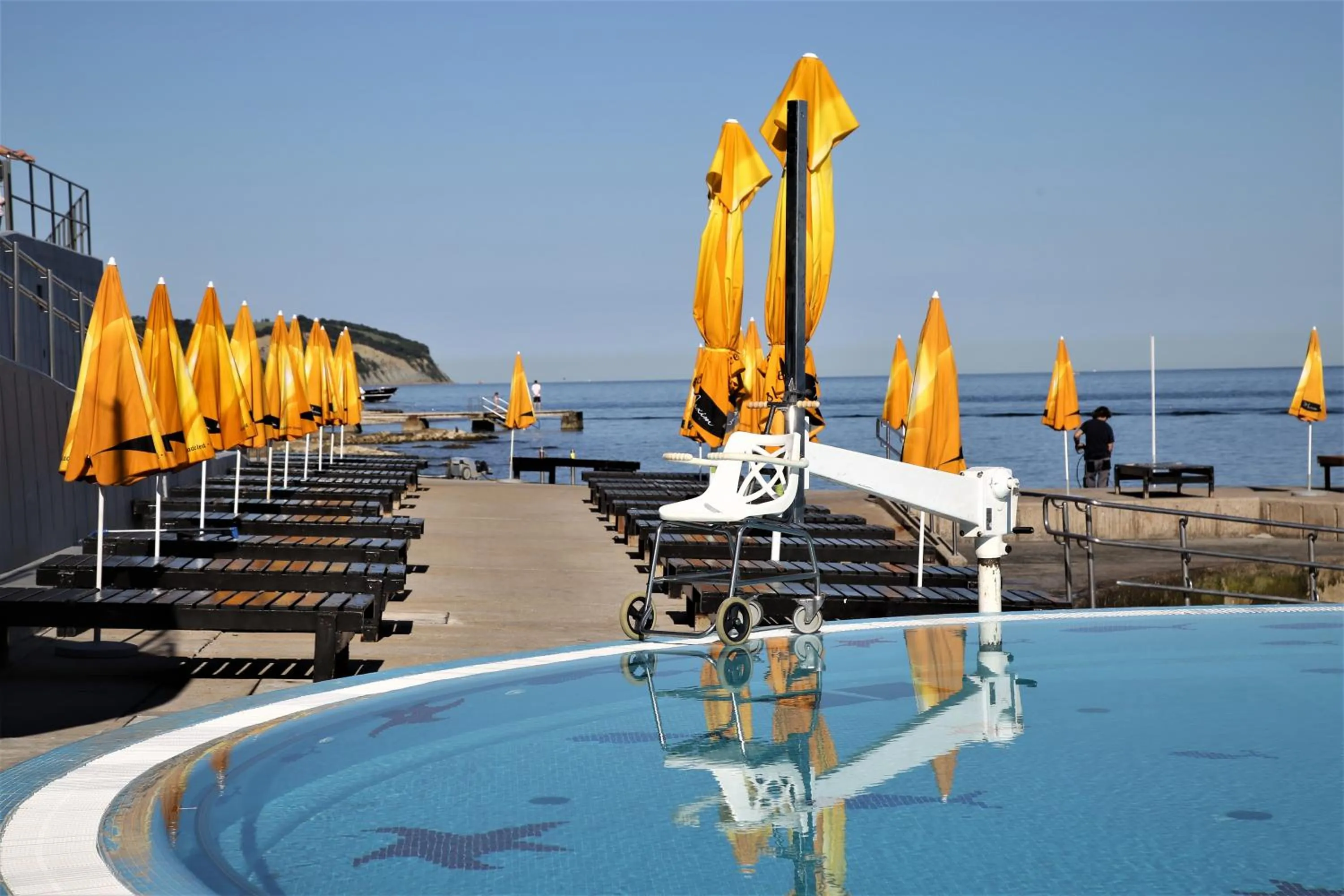 Pool view in FLORAMARE HEALTH RESORT