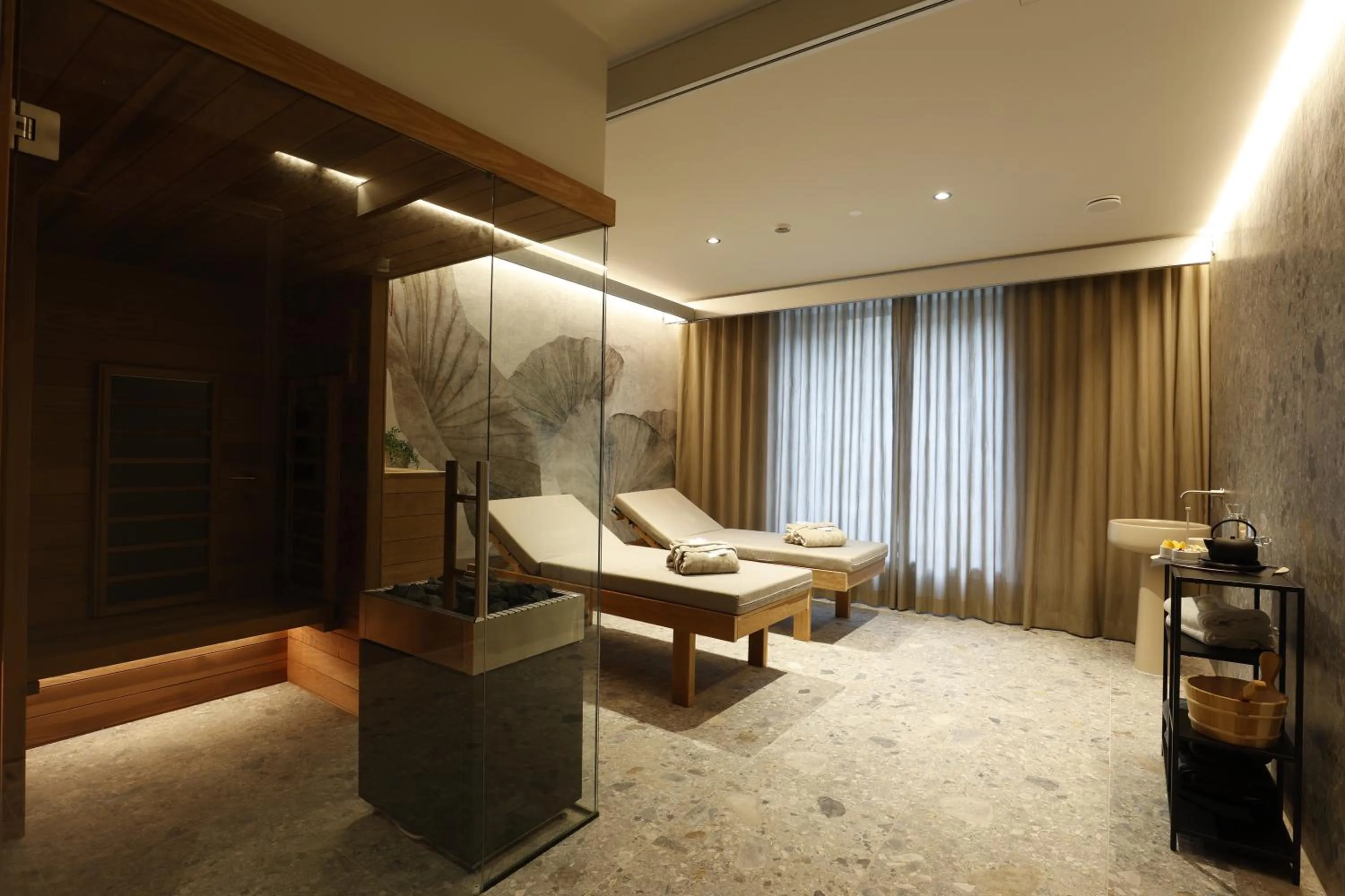 Sauna in FLORAMARE HEALTH RESORT