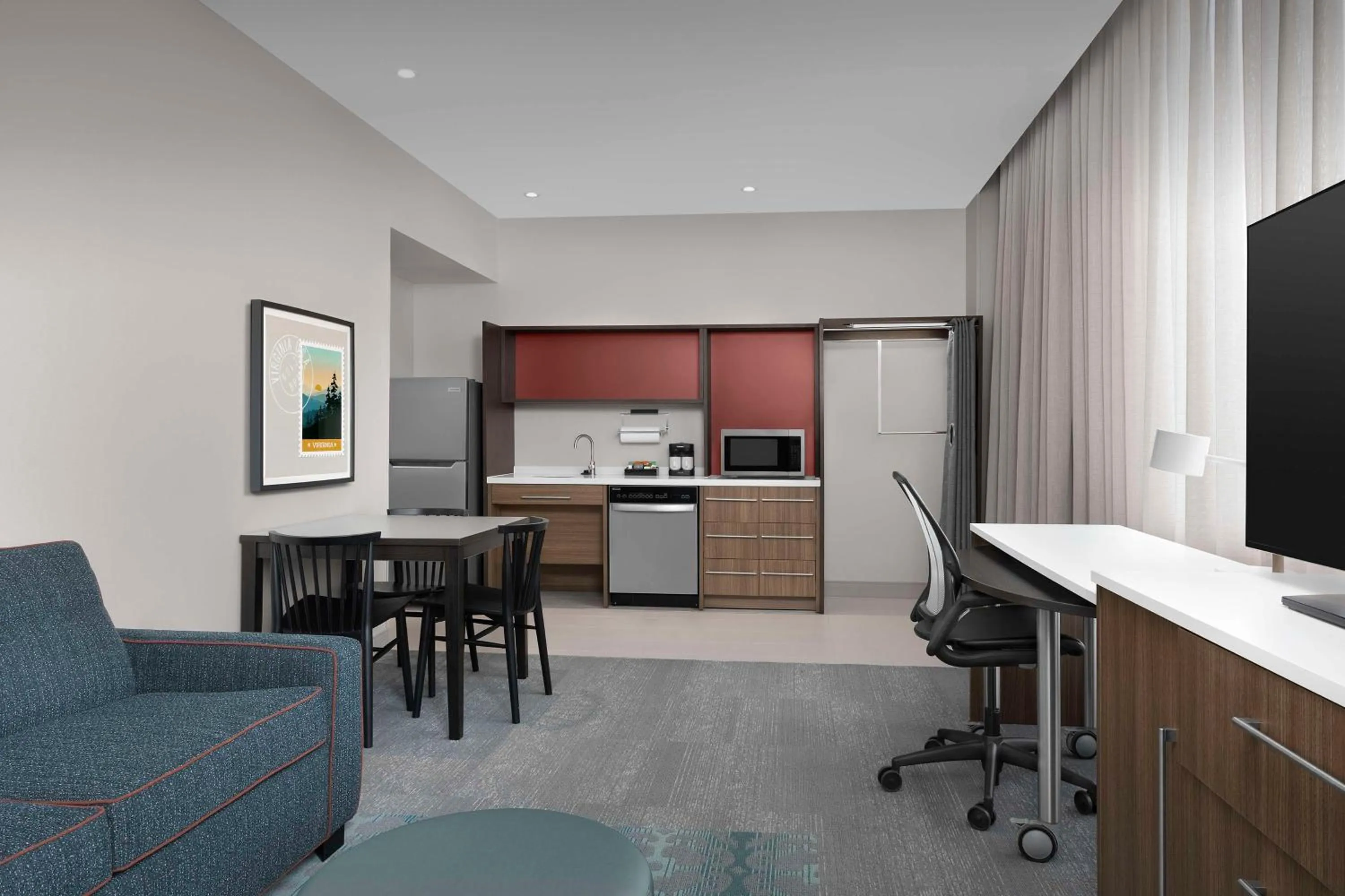 Bedroom in Home2 Suites By Hilton Falls Church