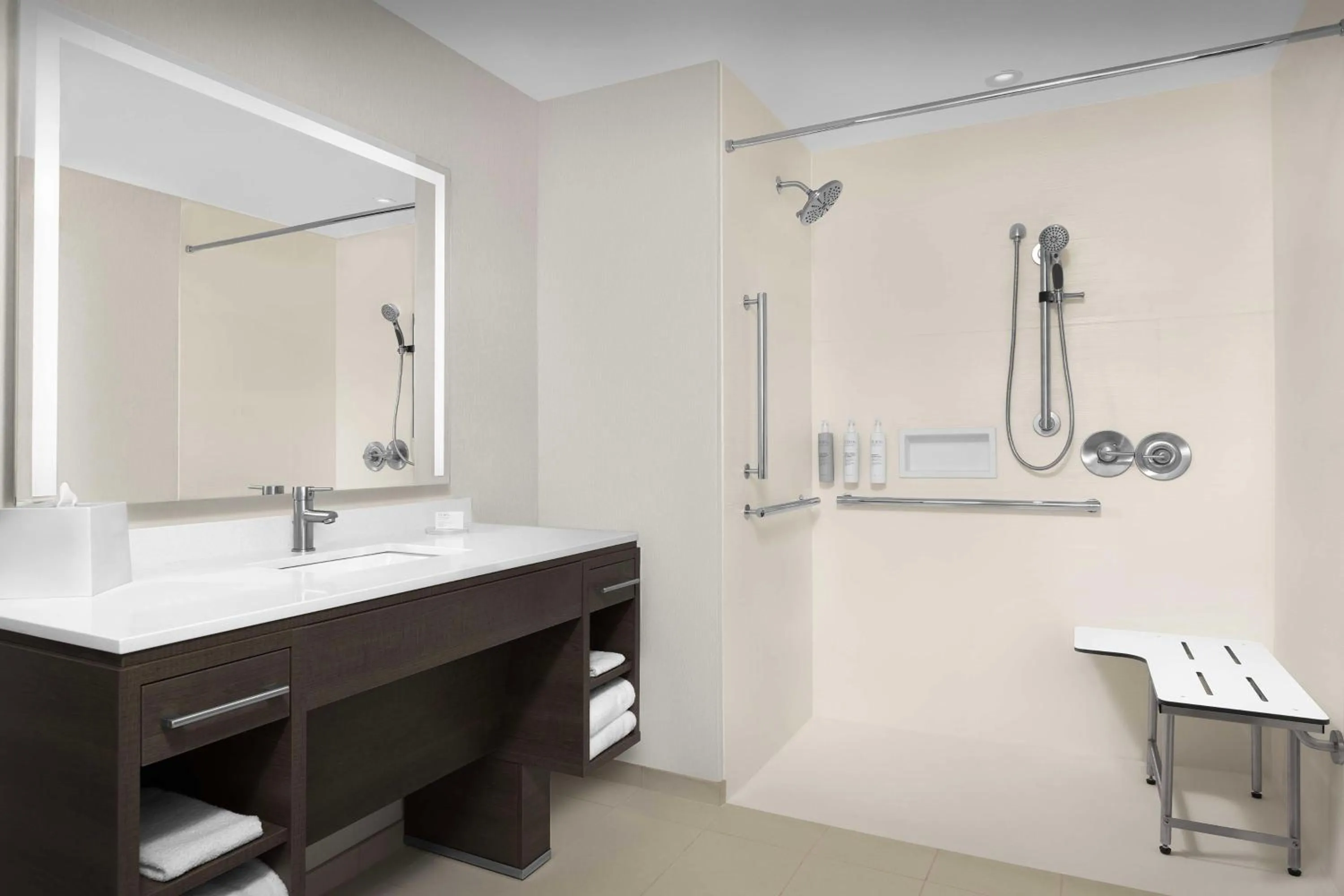 Bathroom in Home2 Suites By Hilton Falls Church