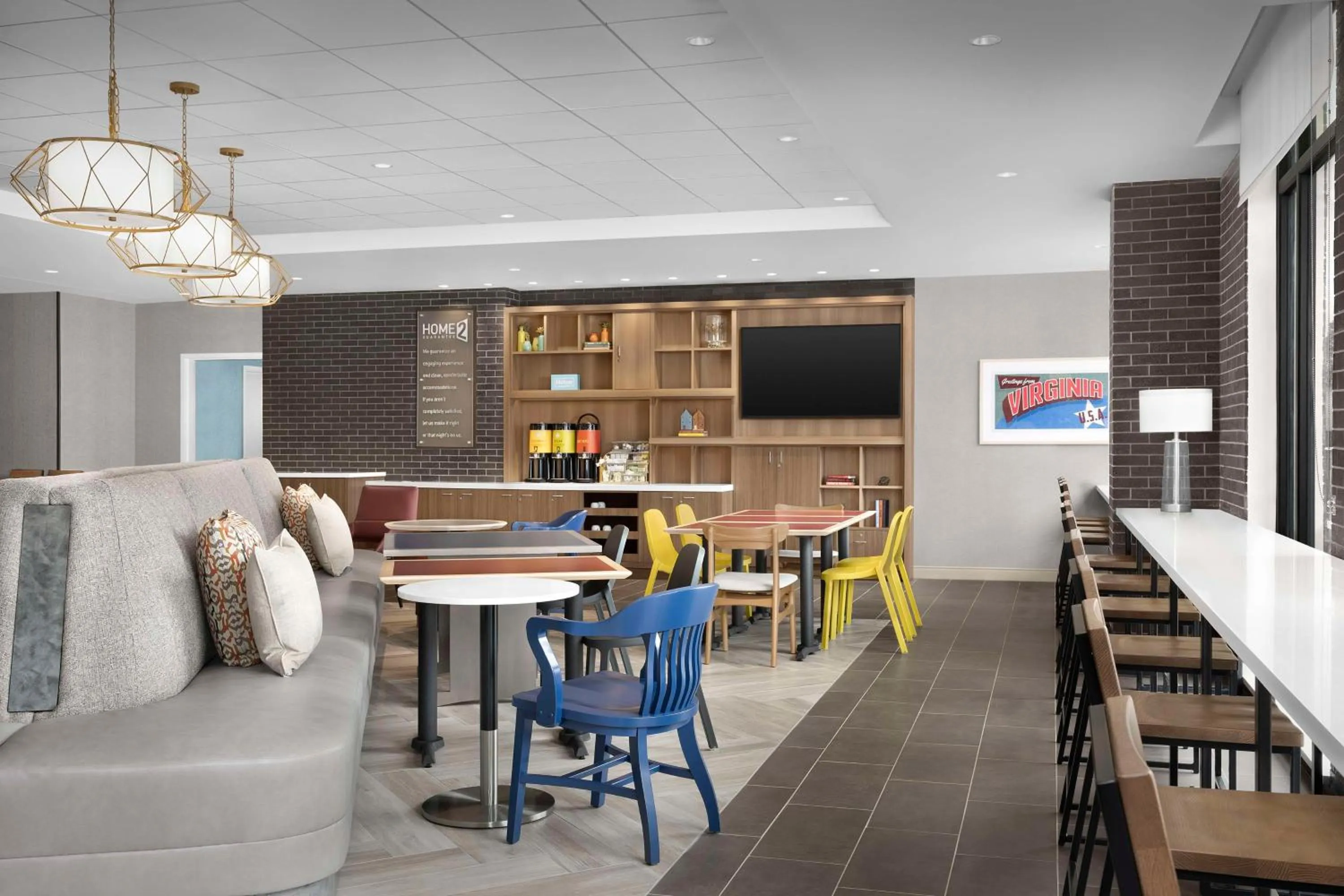 Lobby or reception in Home2 Suites By Hilton Falls Church