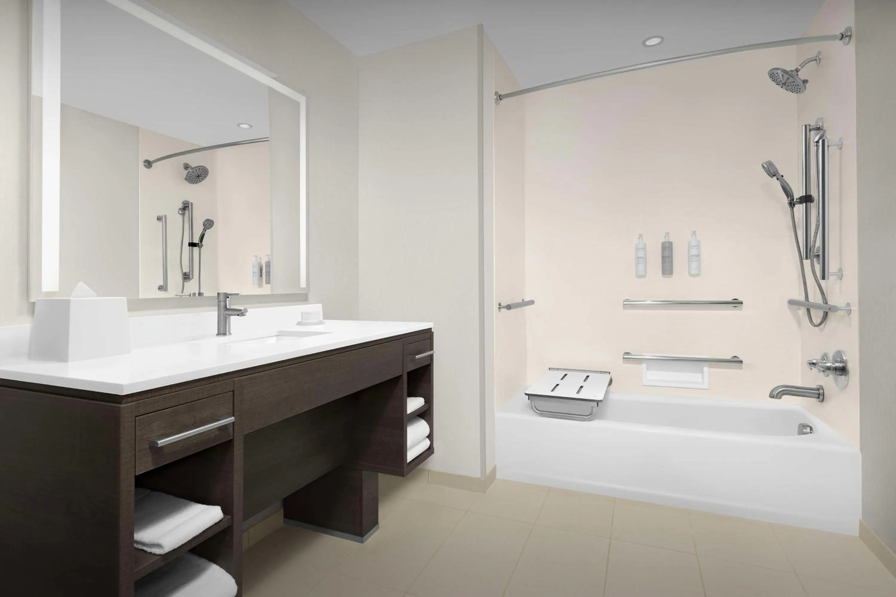 Bathroom in Home2 Suites By Hilton Falls Church