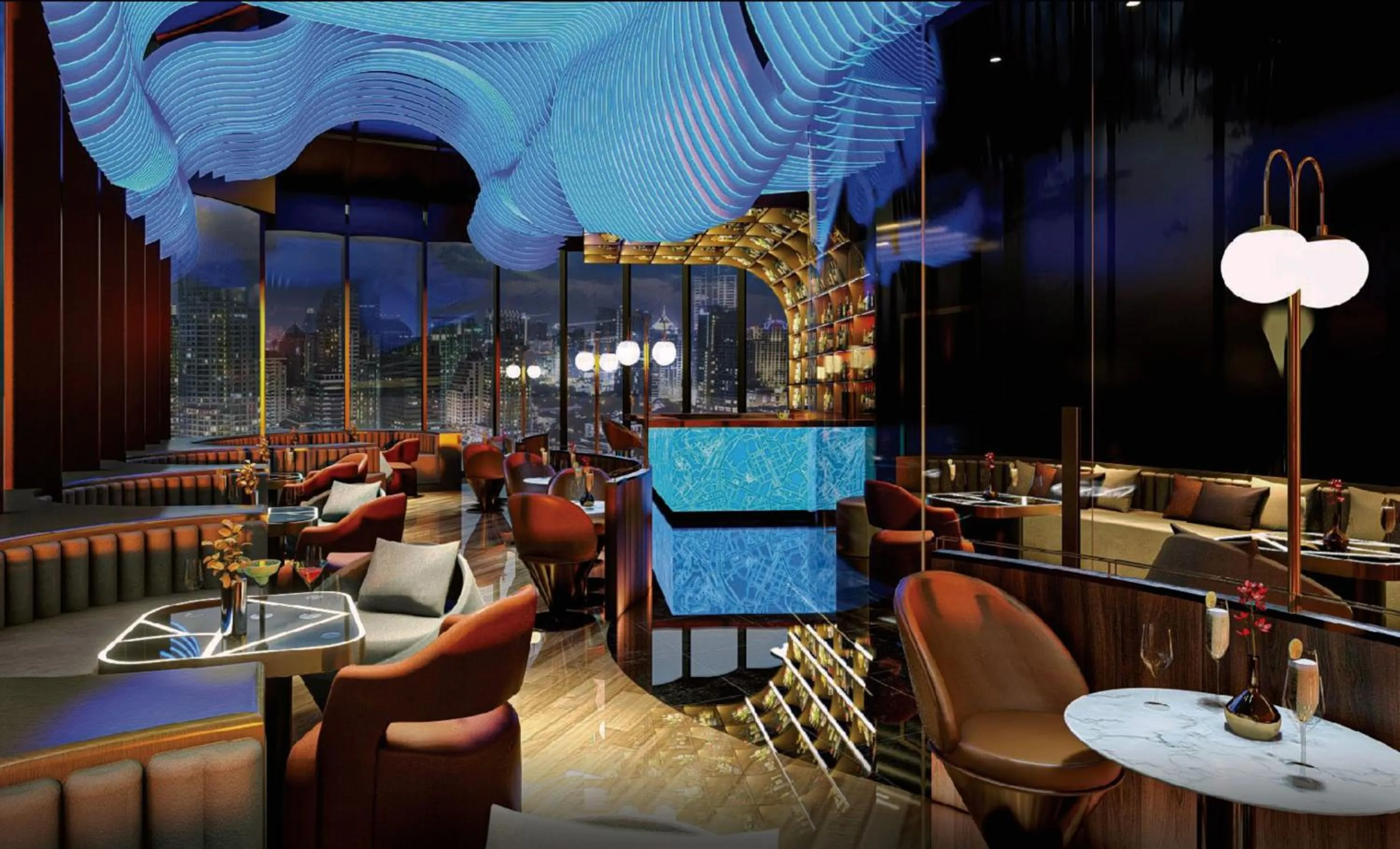 Lounge or bar in Mercure Bangkok Surawong