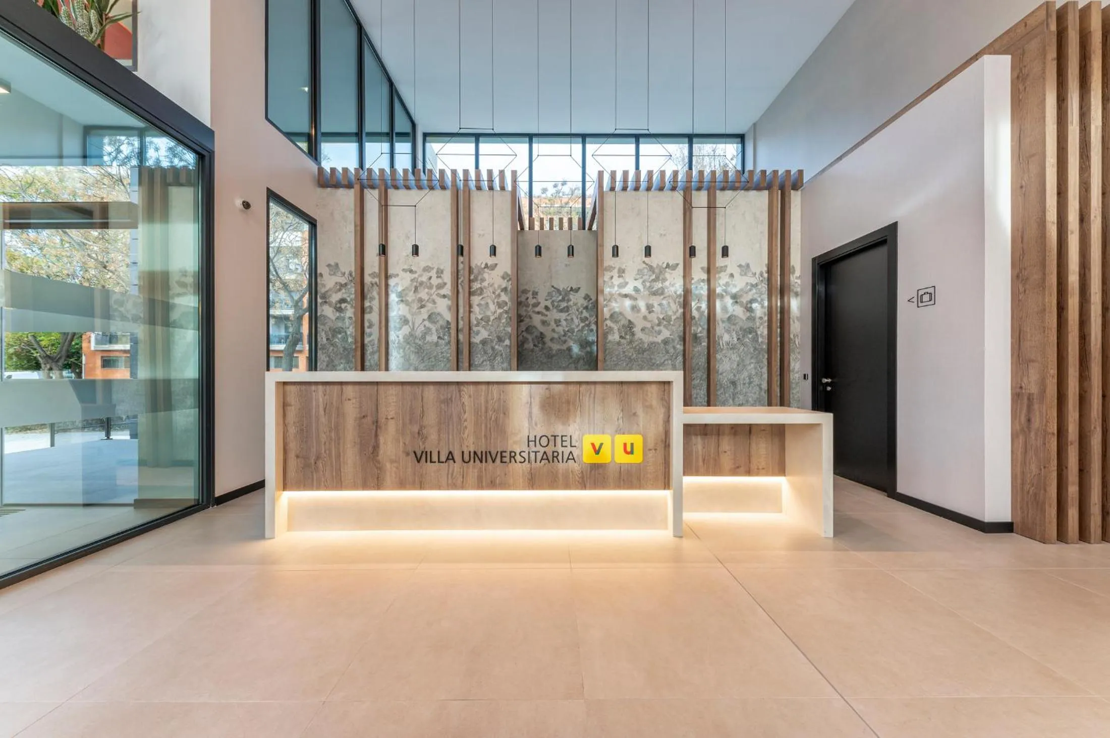 Property building in Hotel Villa Universitaria