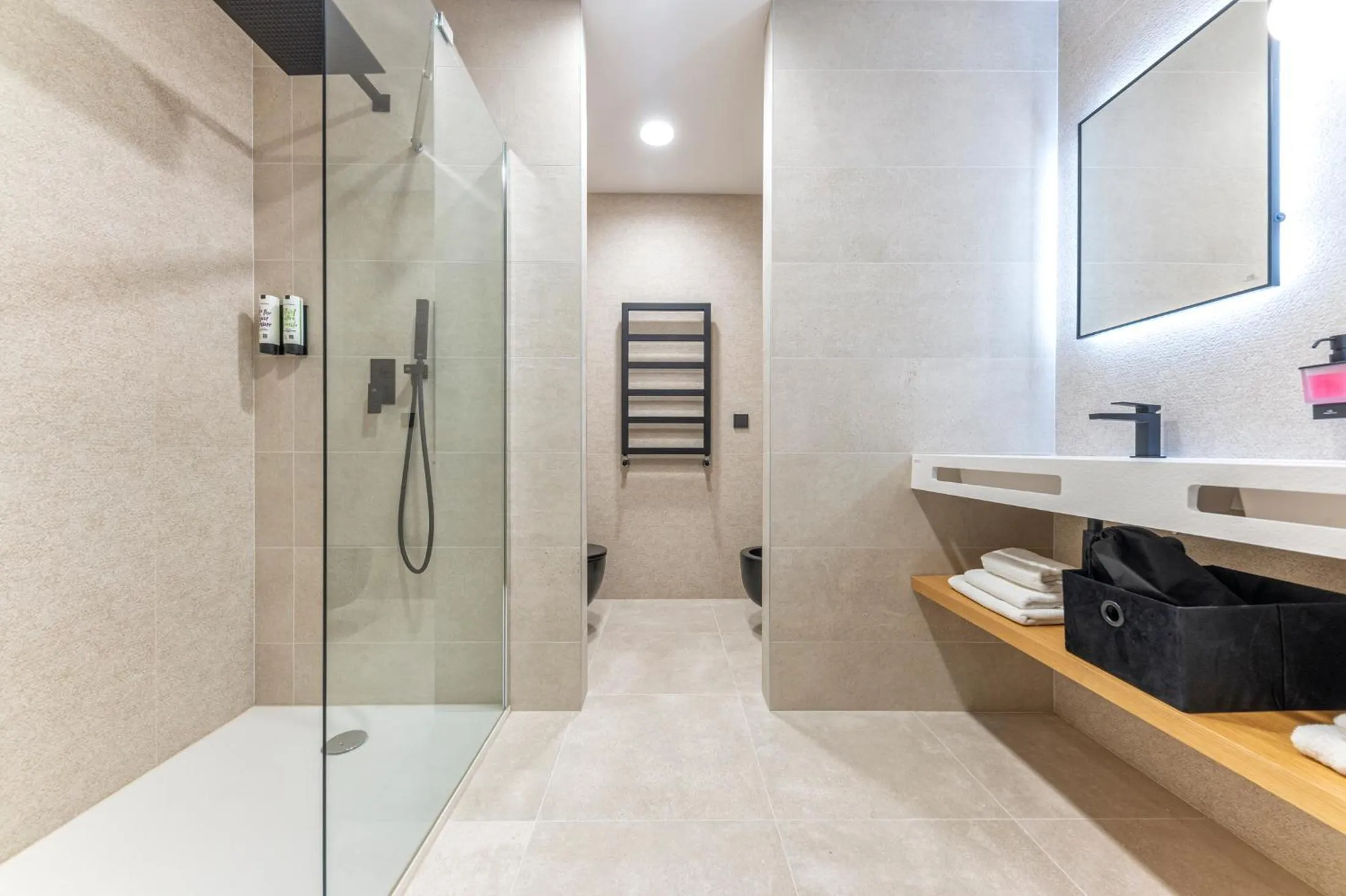 Shower in Hotel Villa Universitaria