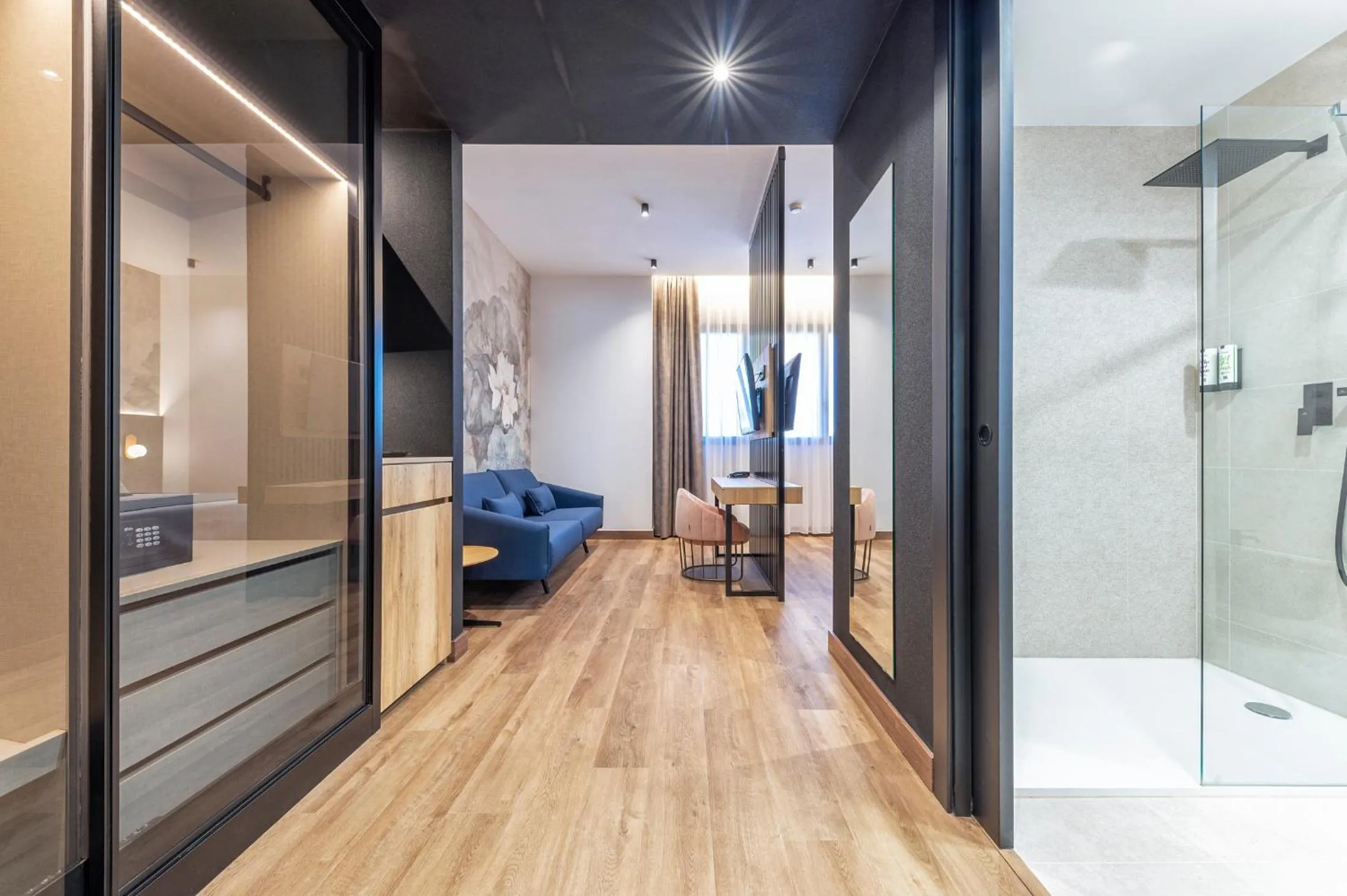 Shower in Hotel Villa Universitaria