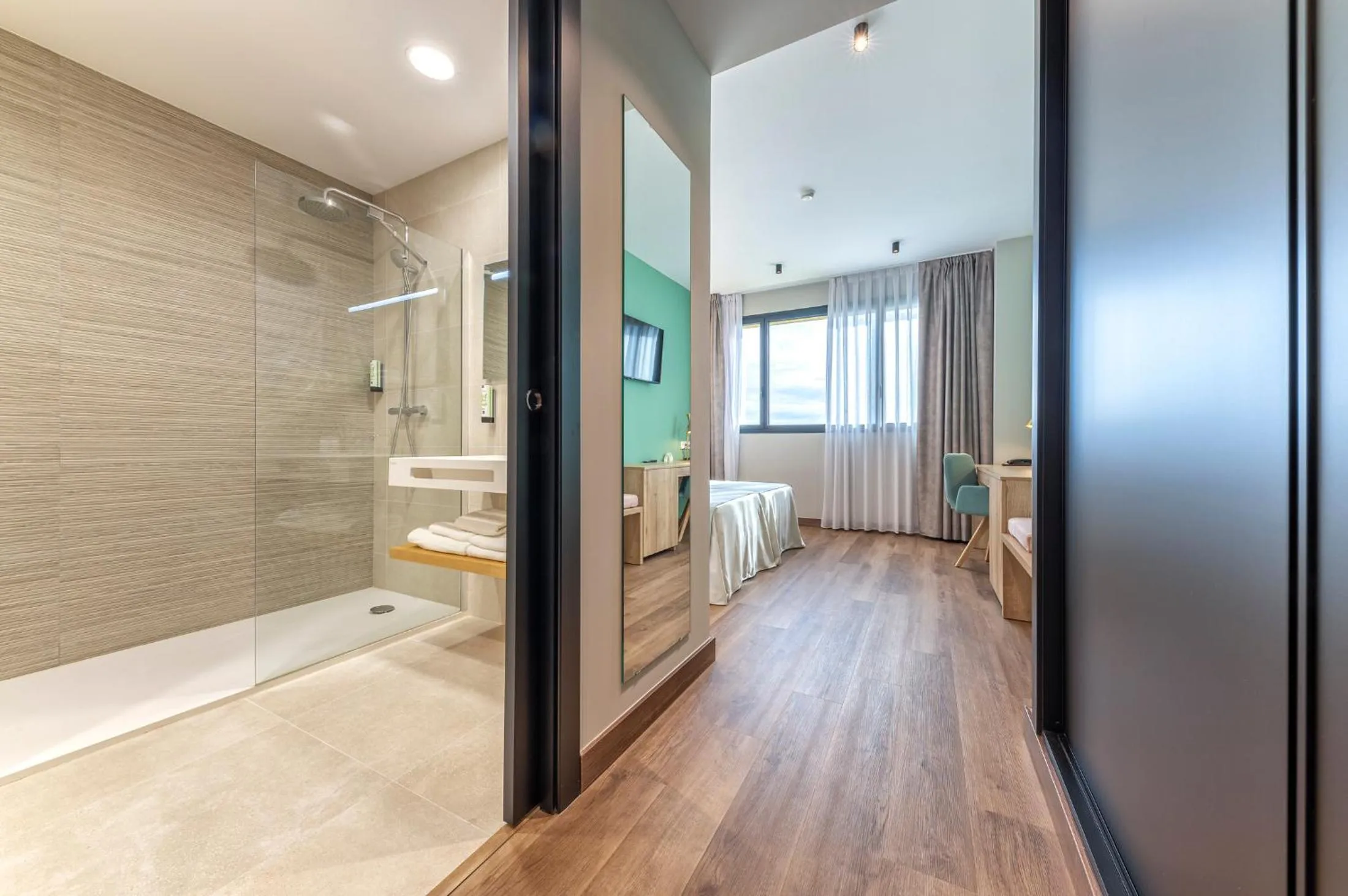 Shower in Hotel Villa Universitaria