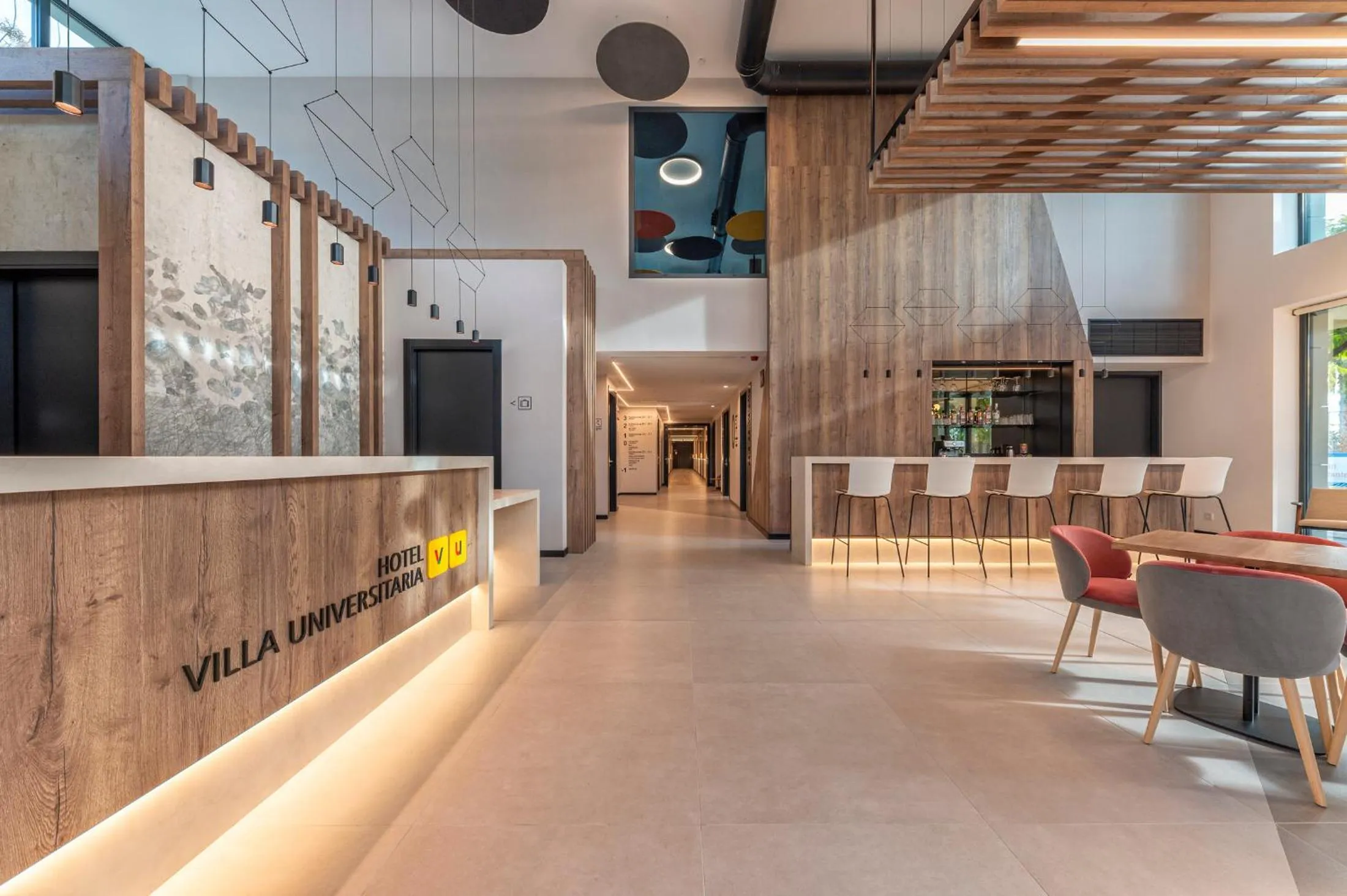 Living room in Hotel Villa Universitaria