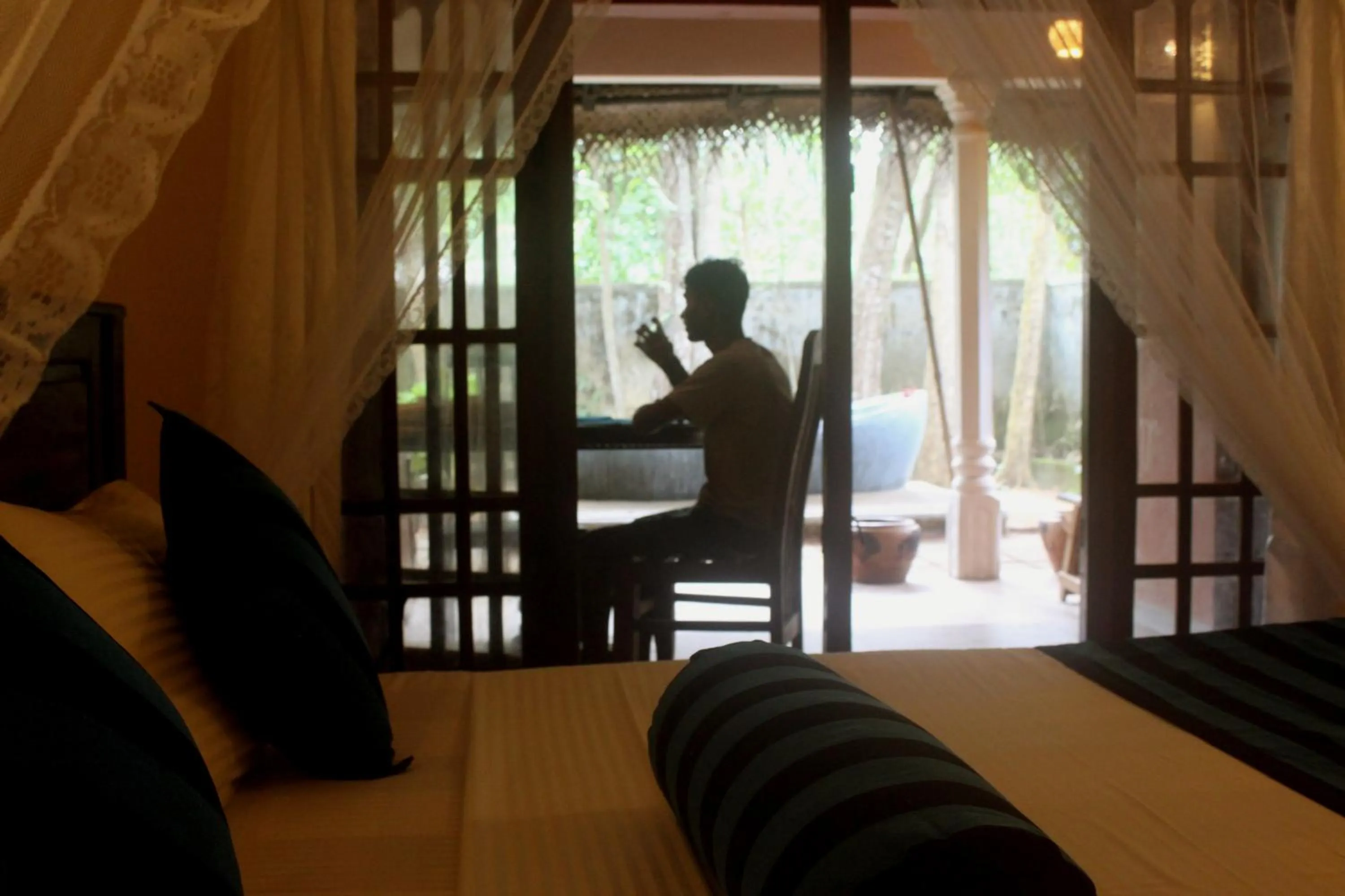 Garden view in A4 Villa & Spa.