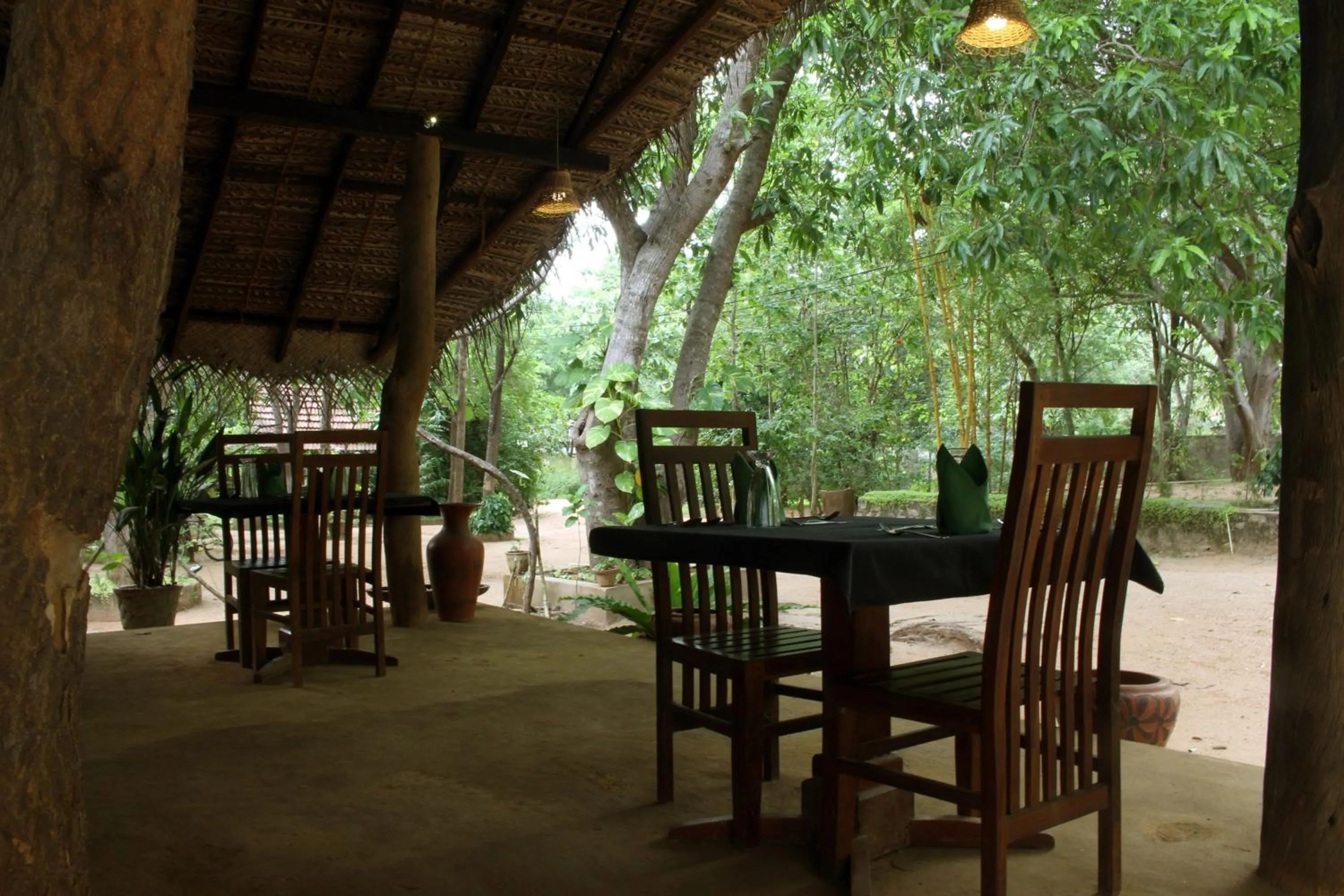 Dining area in A4 Villa & Spa.
