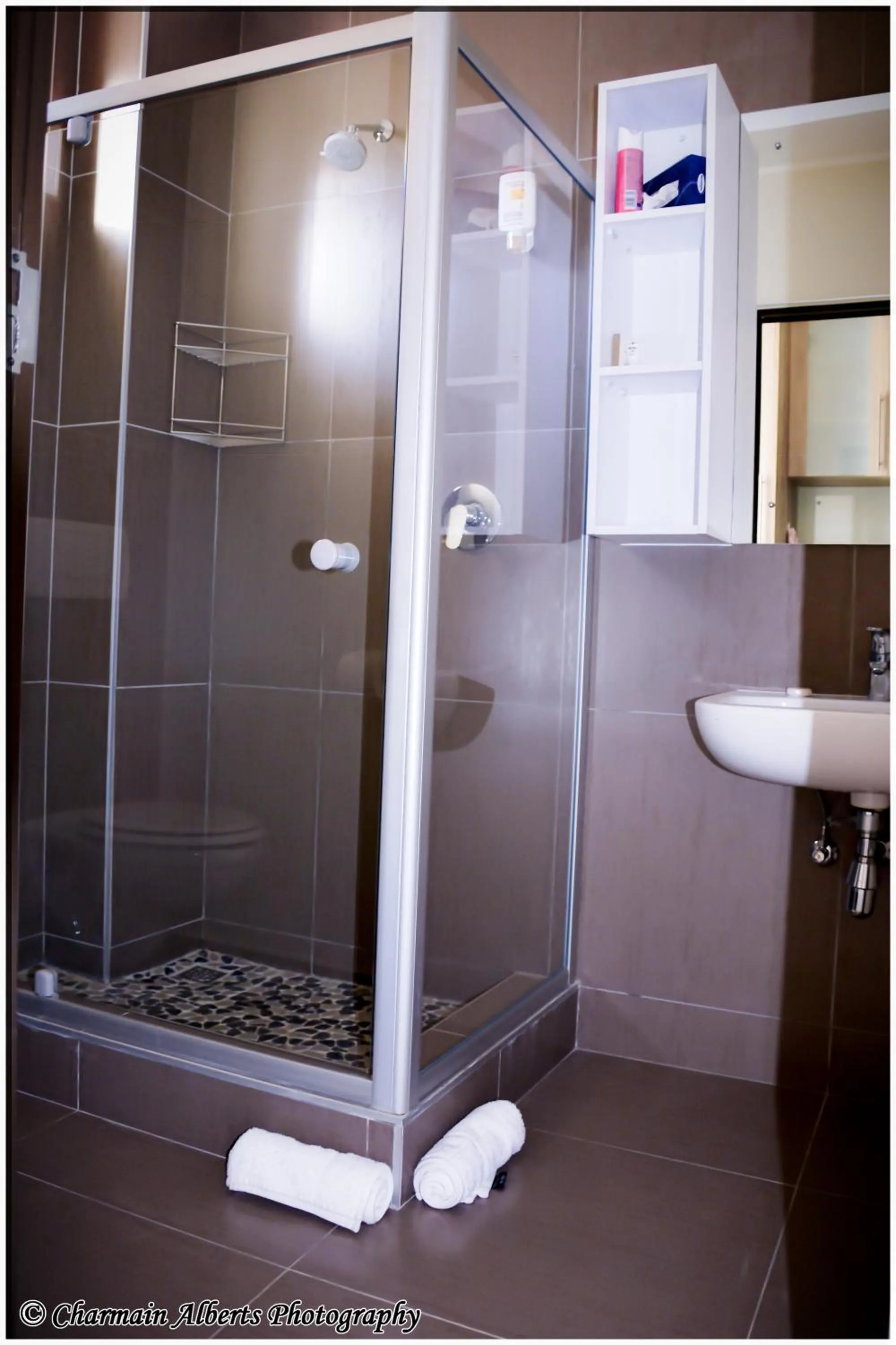 Shower in Desert Sands Boutique B&B | Self-Catering